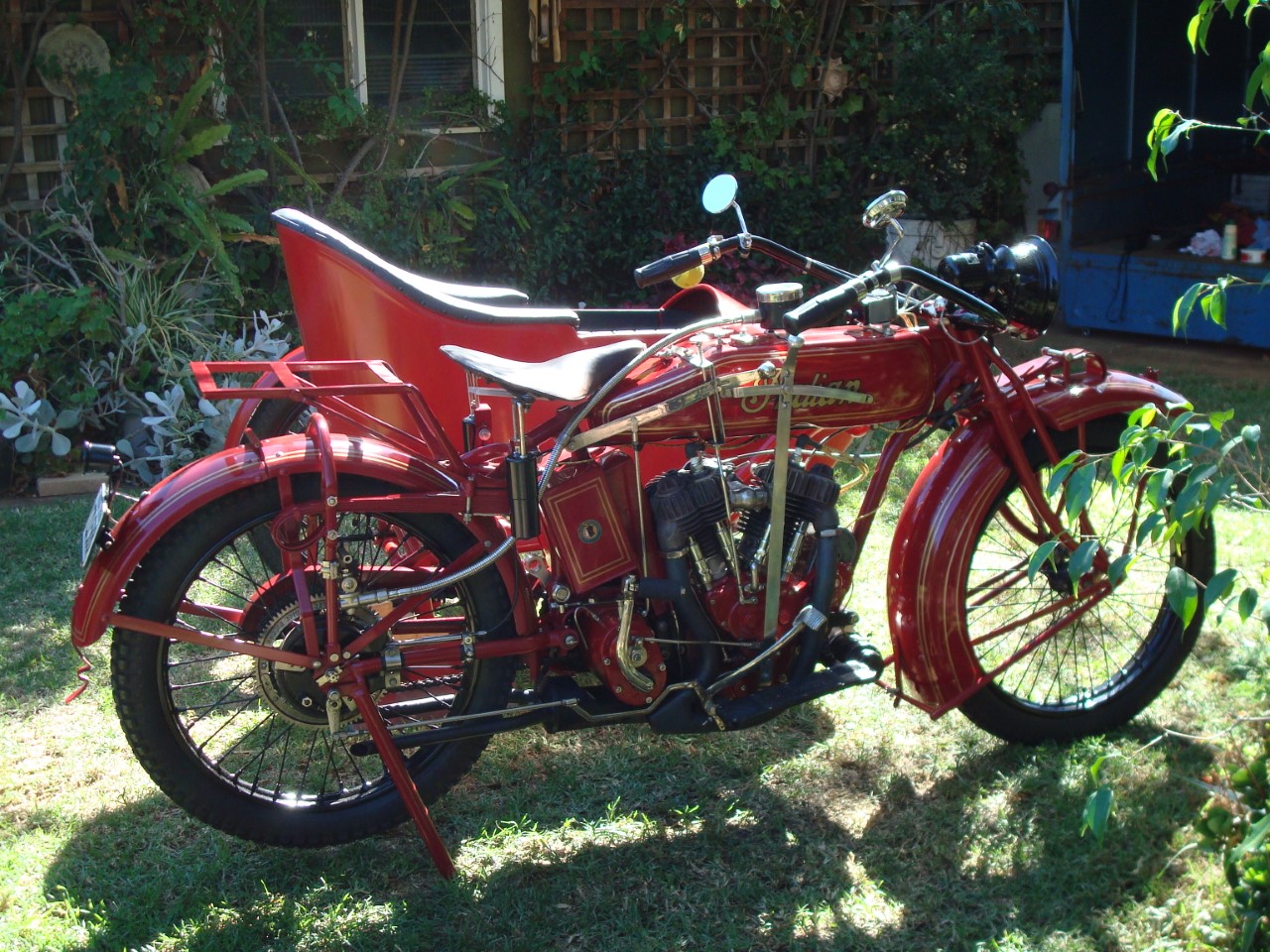 1923 Indian Standard and Indian Sidecar