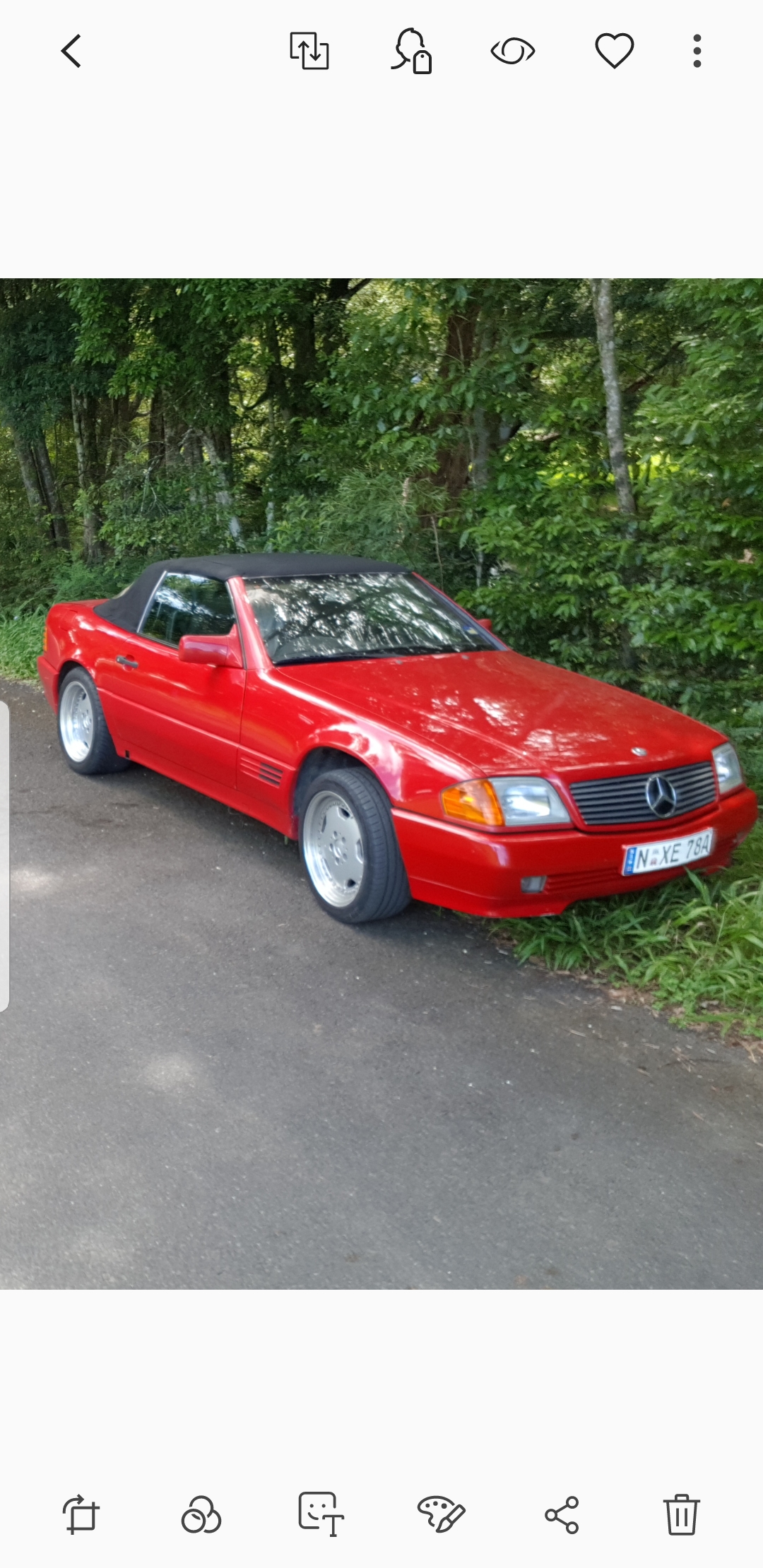 1990 MERCEDES-BENZ 500 SL 4 SP AUTOMATIC 2D CONVERTIBLE