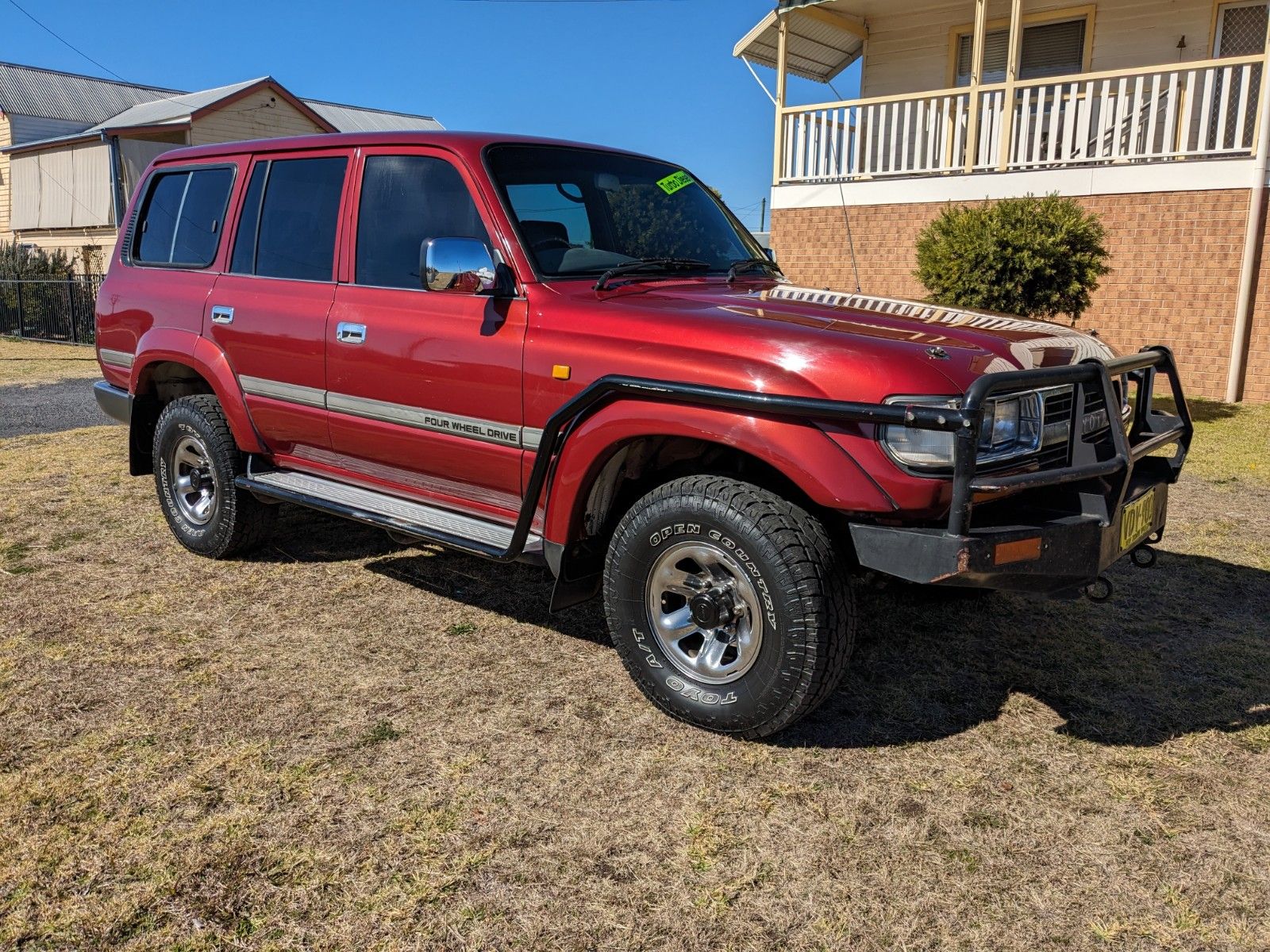 1990 TOYOTA LANDCRUISER GXL (4x4) 4 SP AUTOMATIC 4x4 4D WAGON