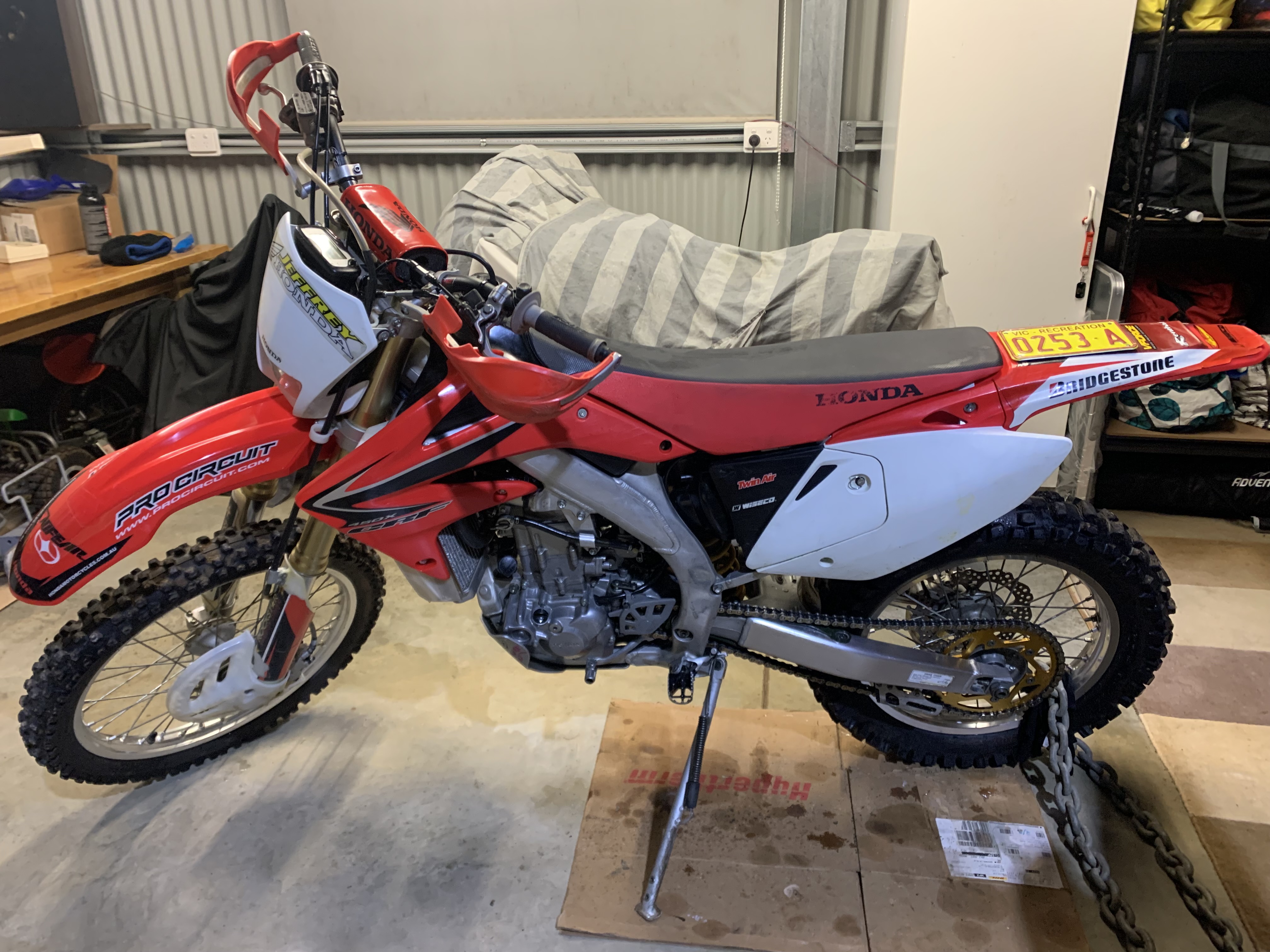2008 HONDA CRF450X ENDURO