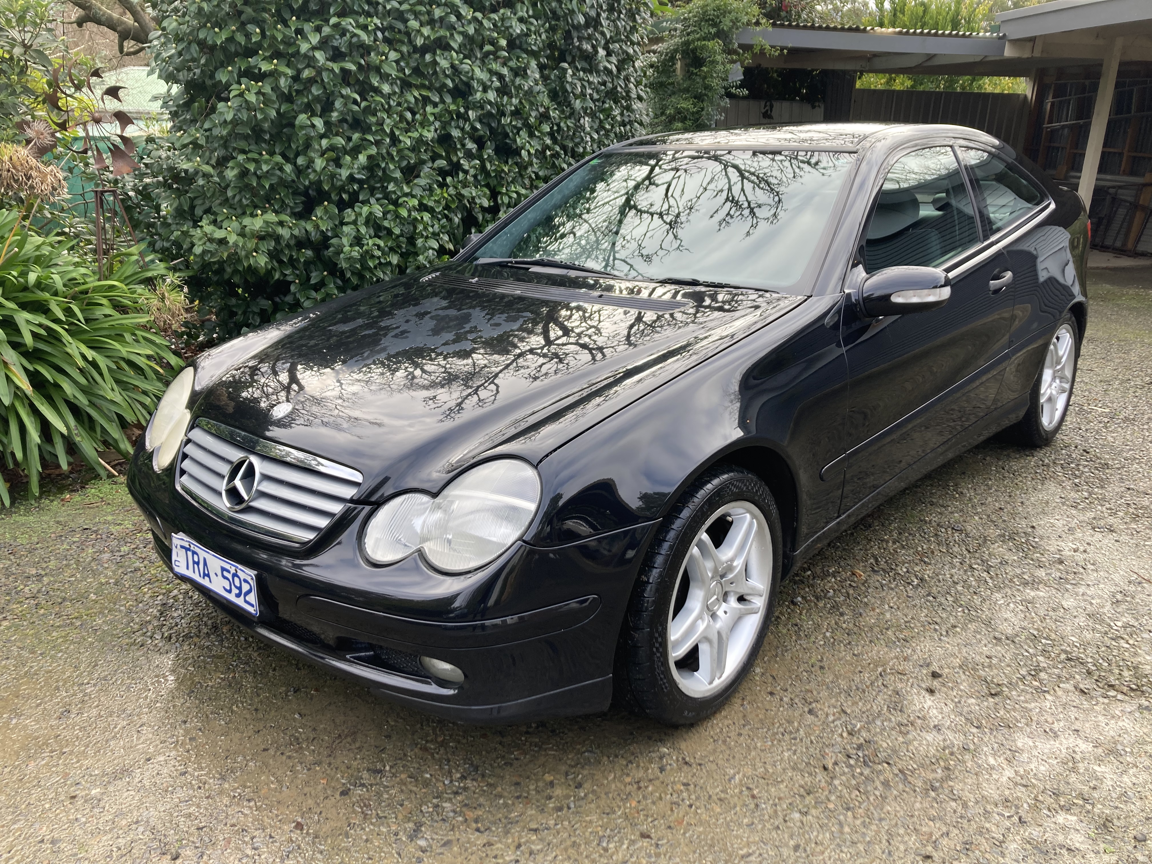2001 MERCEDES-BENZ C200 CL203 KOMPRESSOR 5 SP AUTOMATIC TIPSHIFT 2D COUPE 