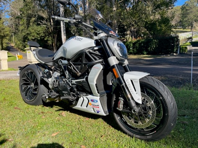 2018 DUCATI XDIAVEL S WHITE CRUISER