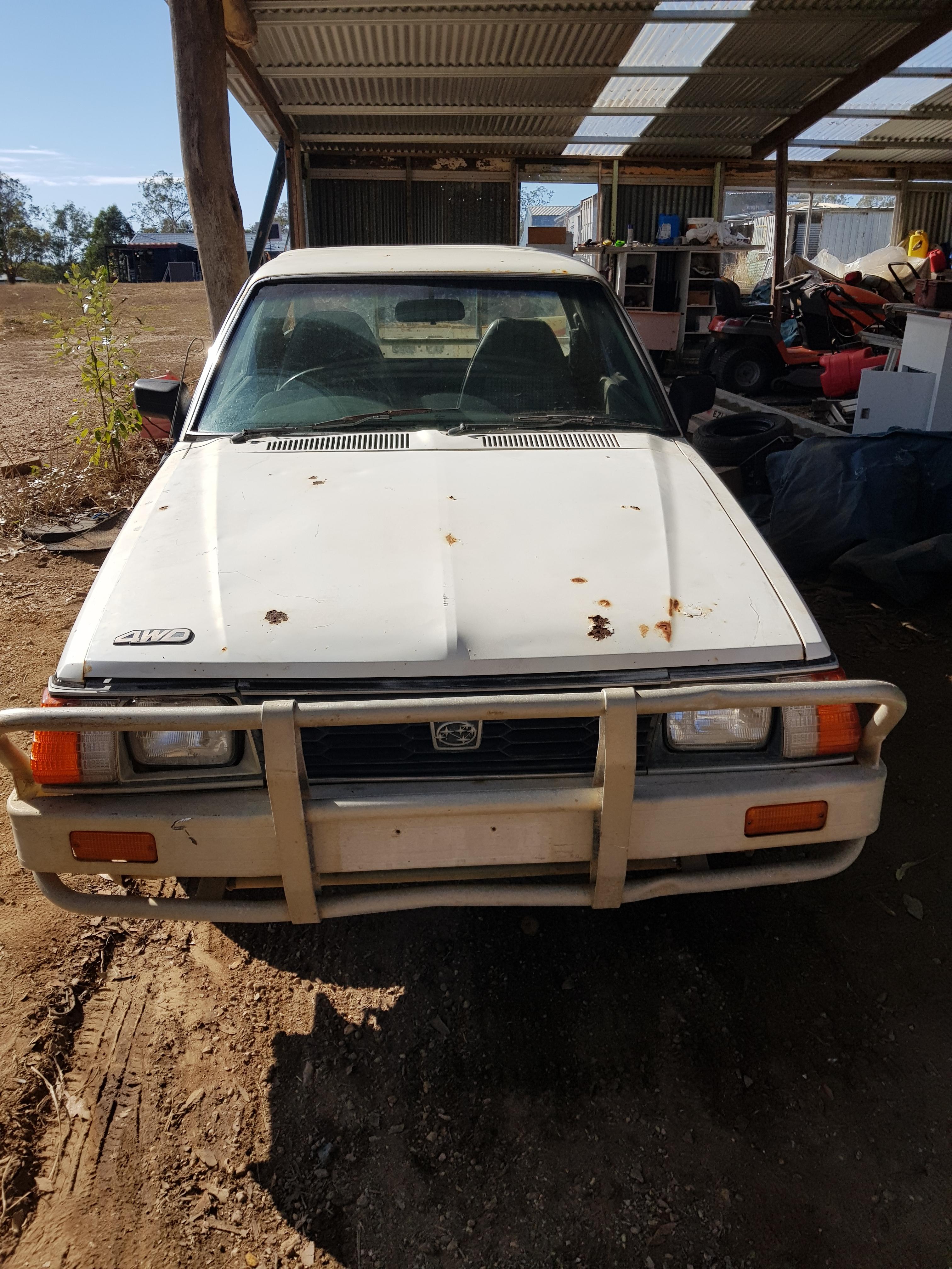 1989 SUBARU BRUMBY SPECIAL (4x4) 4 SP MANUAL 4X4 P/UP 