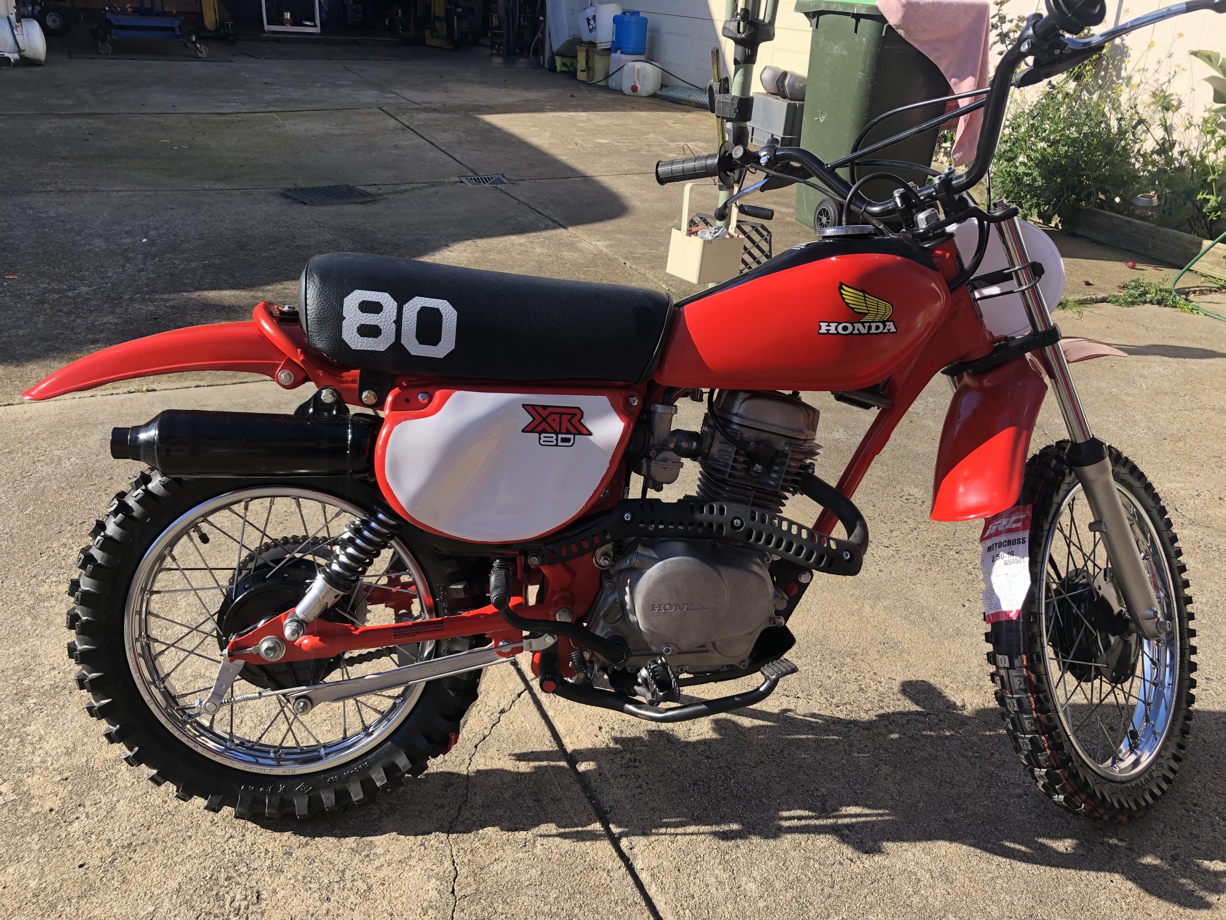 1982 HONDA XR80 ENDURO