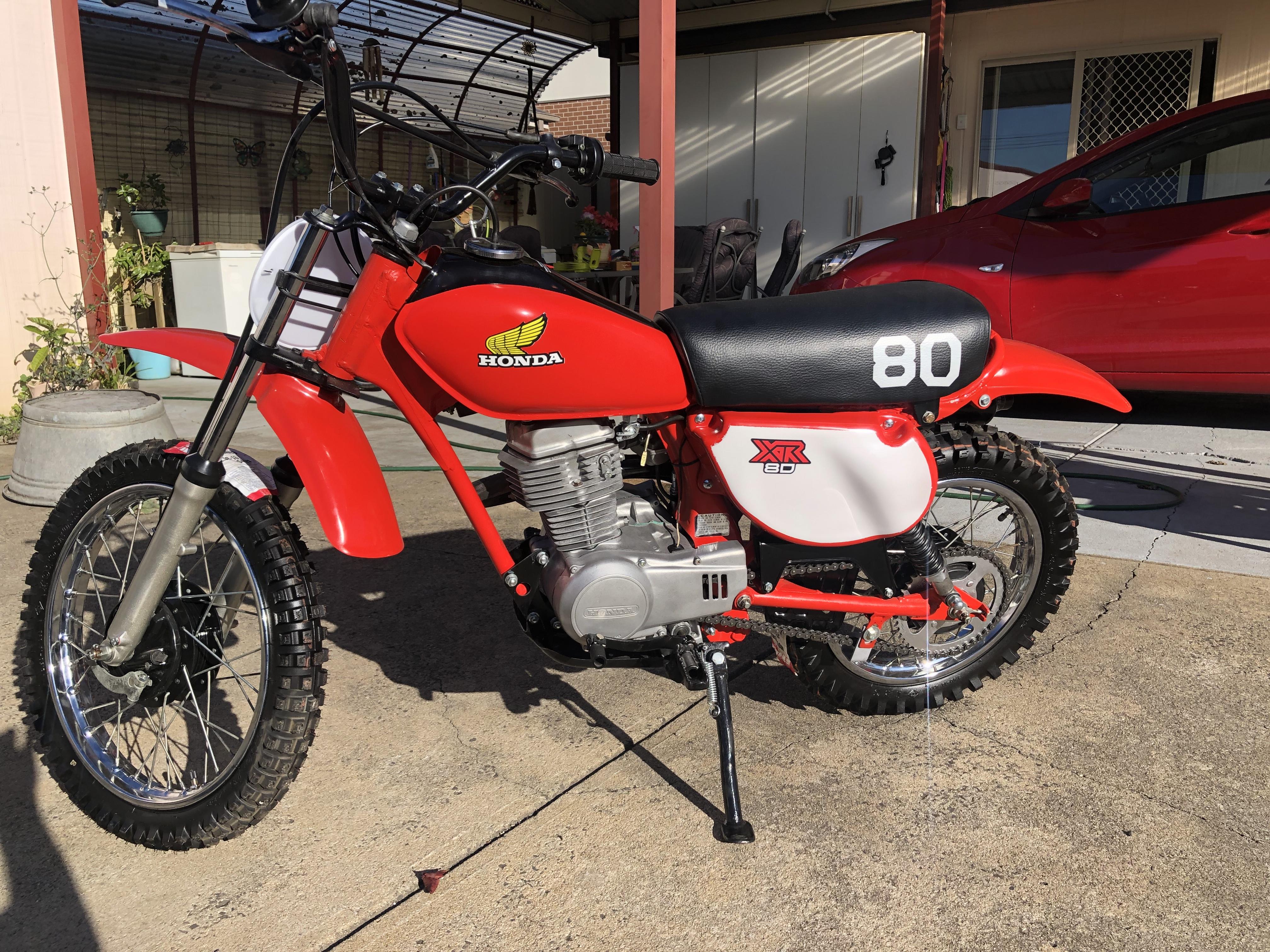 1982 HONDA XR80 ENDURO