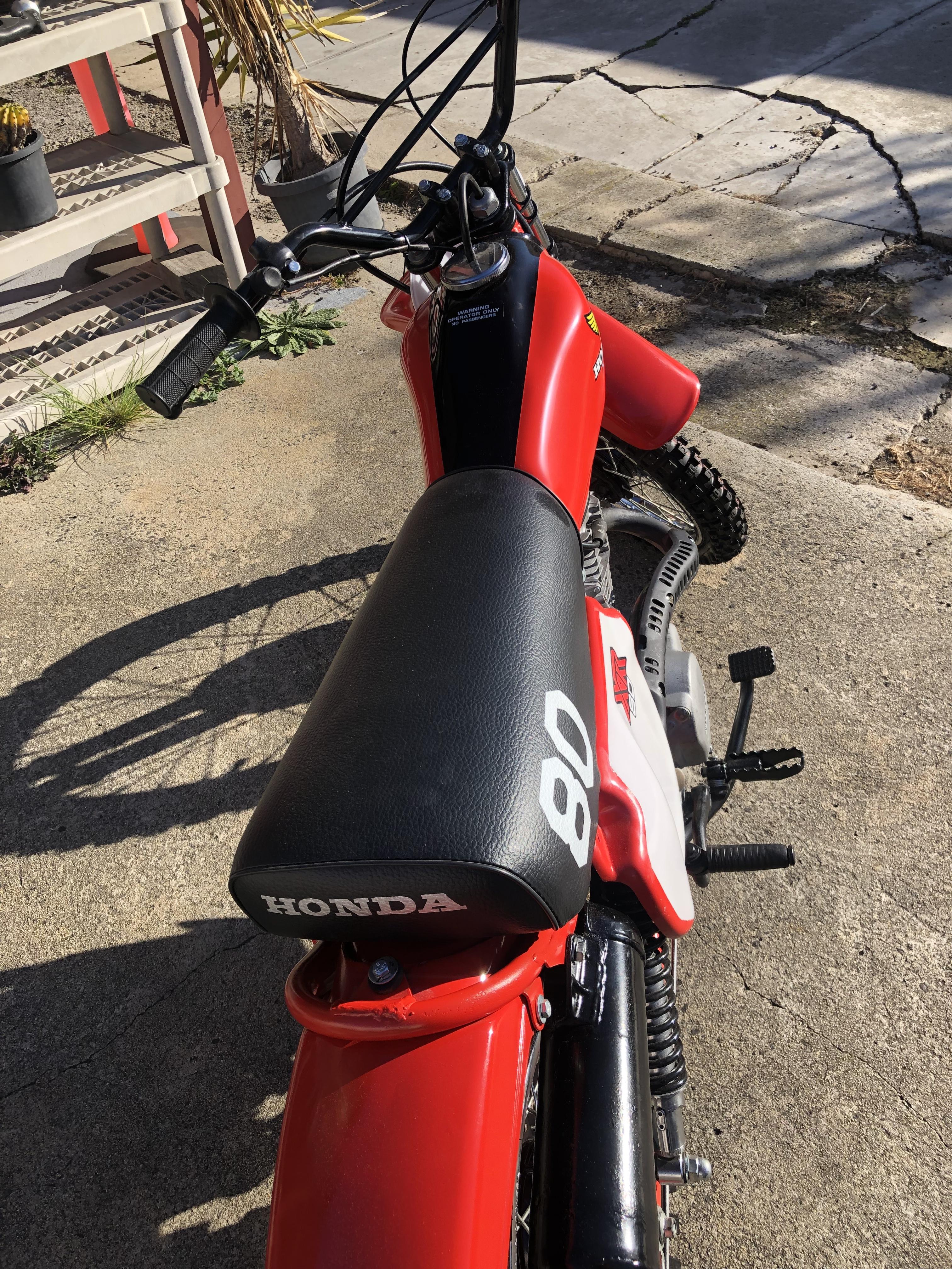 1982 HONDA XR80 ENDURO