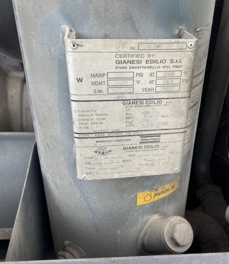 COMPRESSOR 400 CFM 