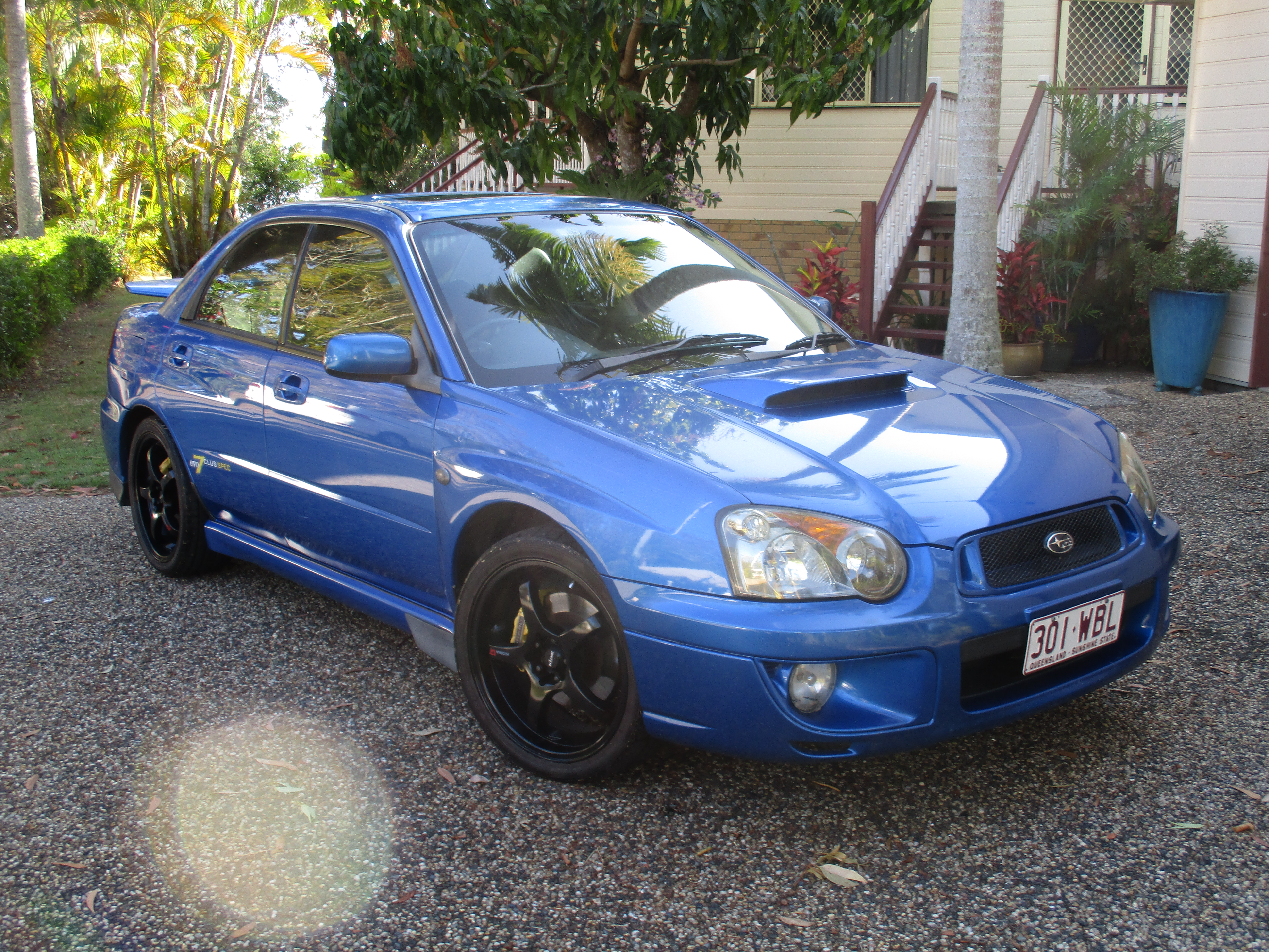 2004 SUBURU IMPREZA WRX EVO7 CLUB SPEC SEDAN