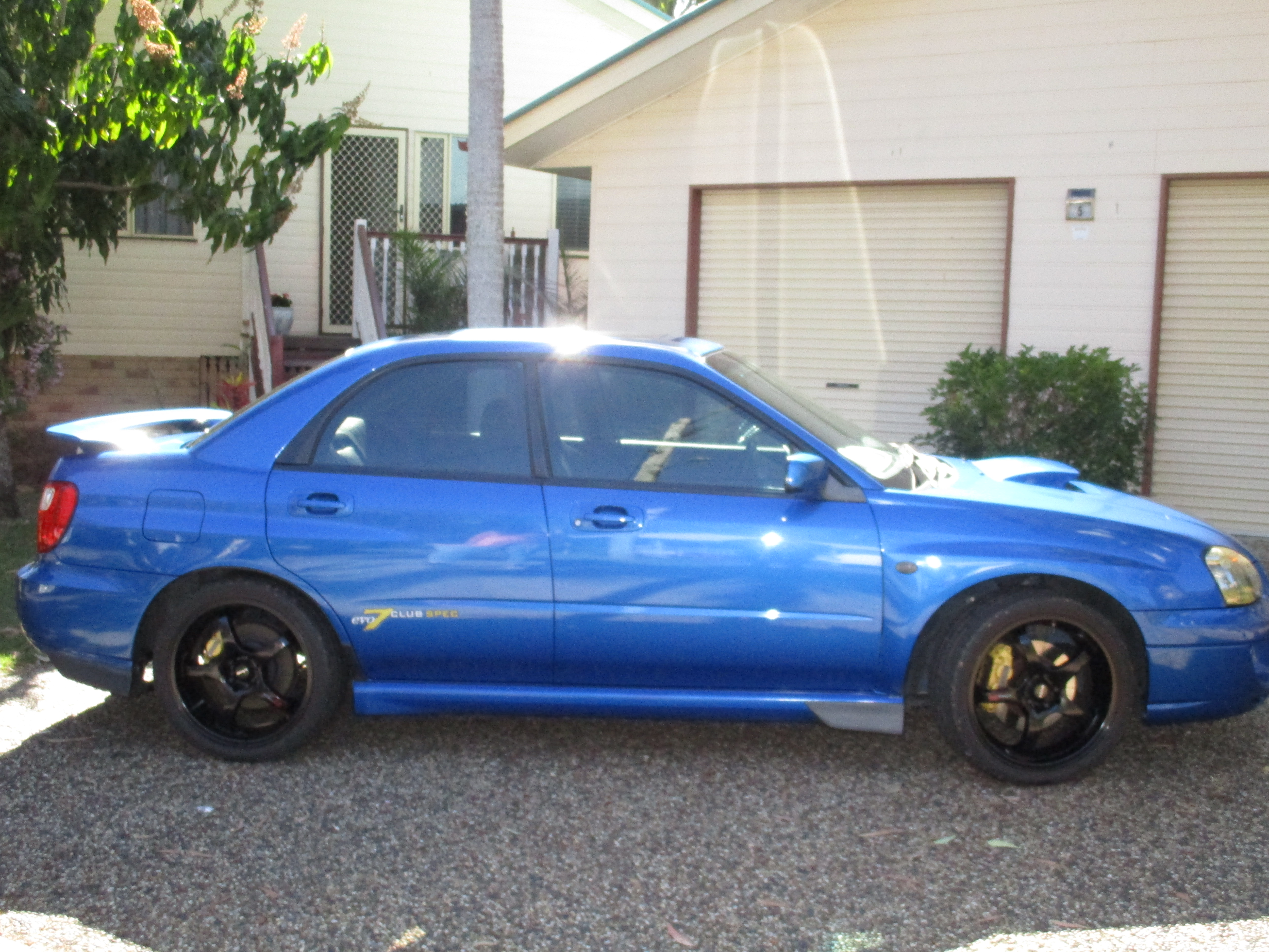 2004 SUBARU IMPREZA MY04 WRX CLUB SPEC EVO 7 5 SP MANUAL 4D SEDAN