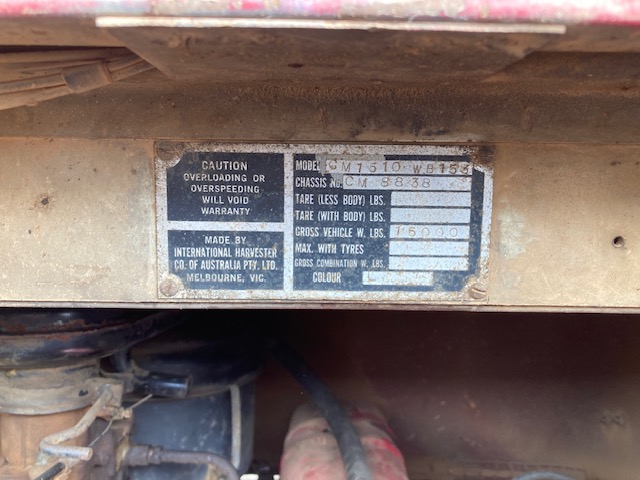 1960S INTERNATIONAL HARVESTER C1500 VAN