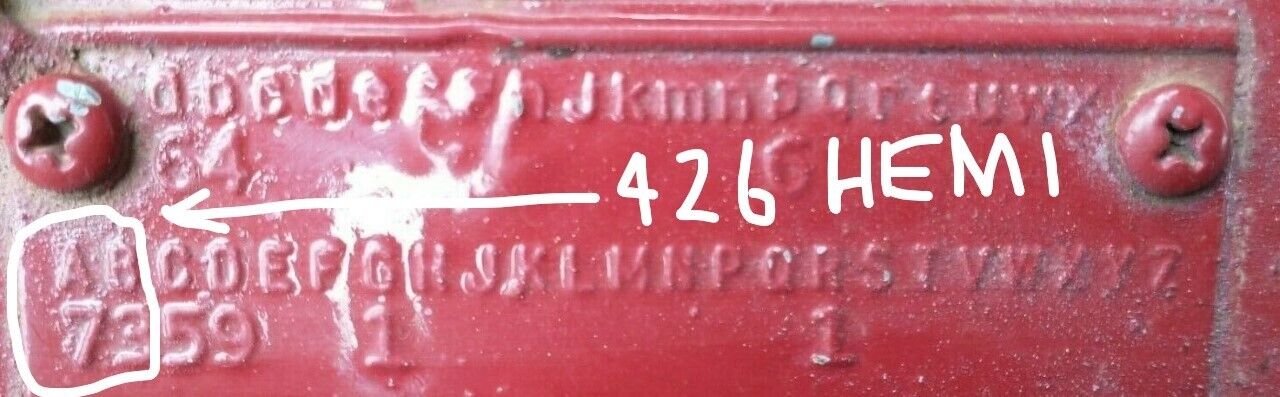 1966 DODGE CHARGER 426 HEMI