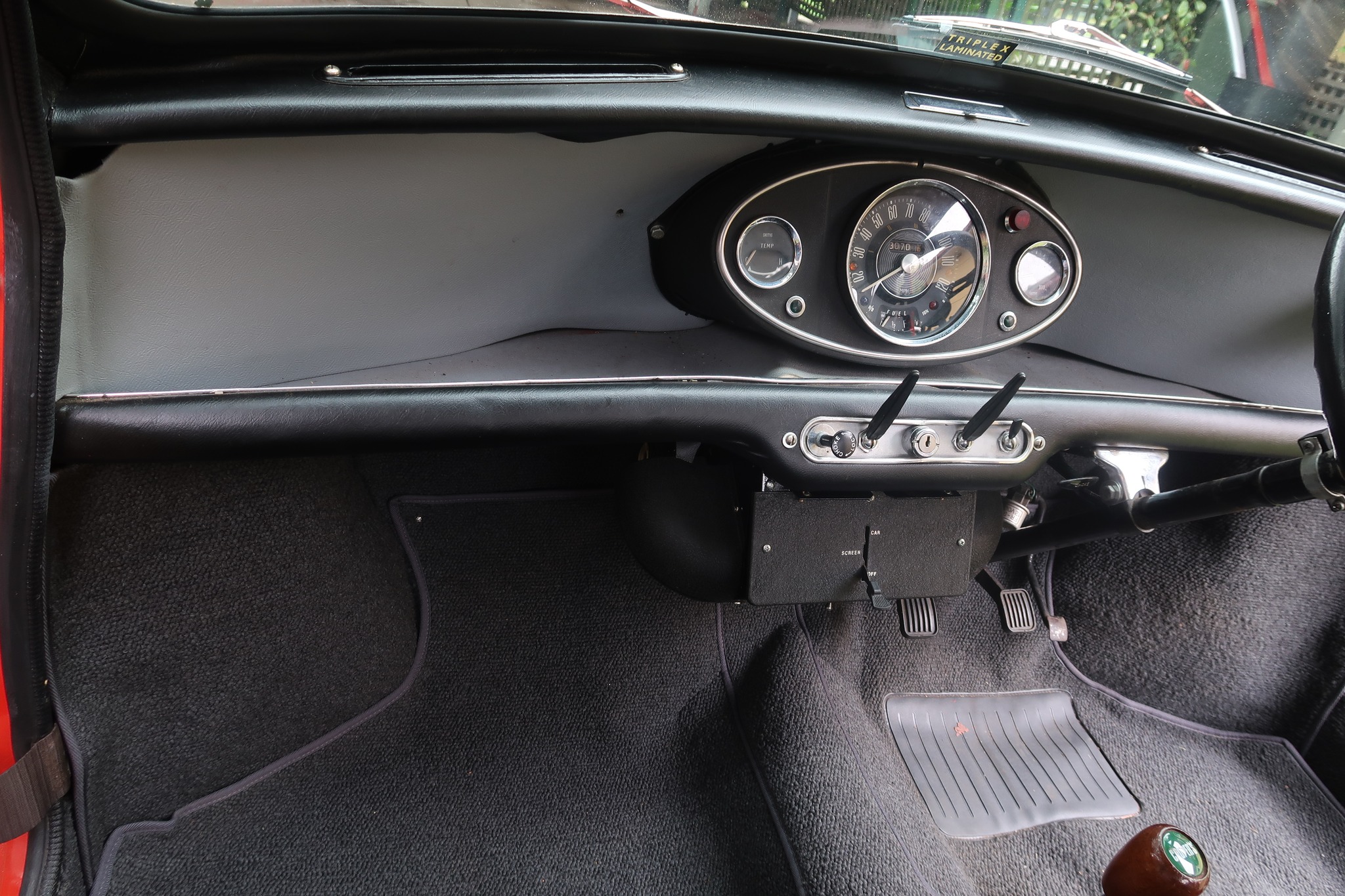 1968 MORRIS MINI COOPER S 4 SP MANUAL 2D SEDAN