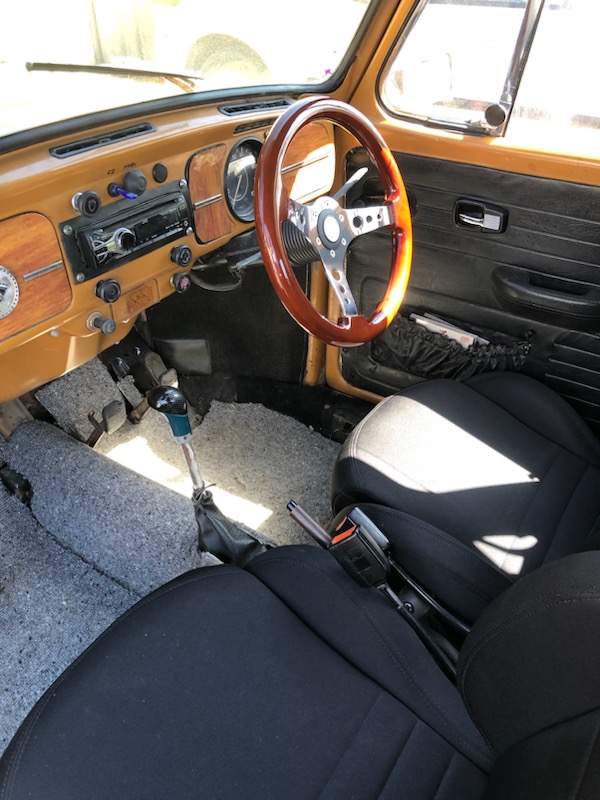1972 VOLKSWAGEN 1600 SUPER BUG S 4 SP MANUAL 2D SEDAN