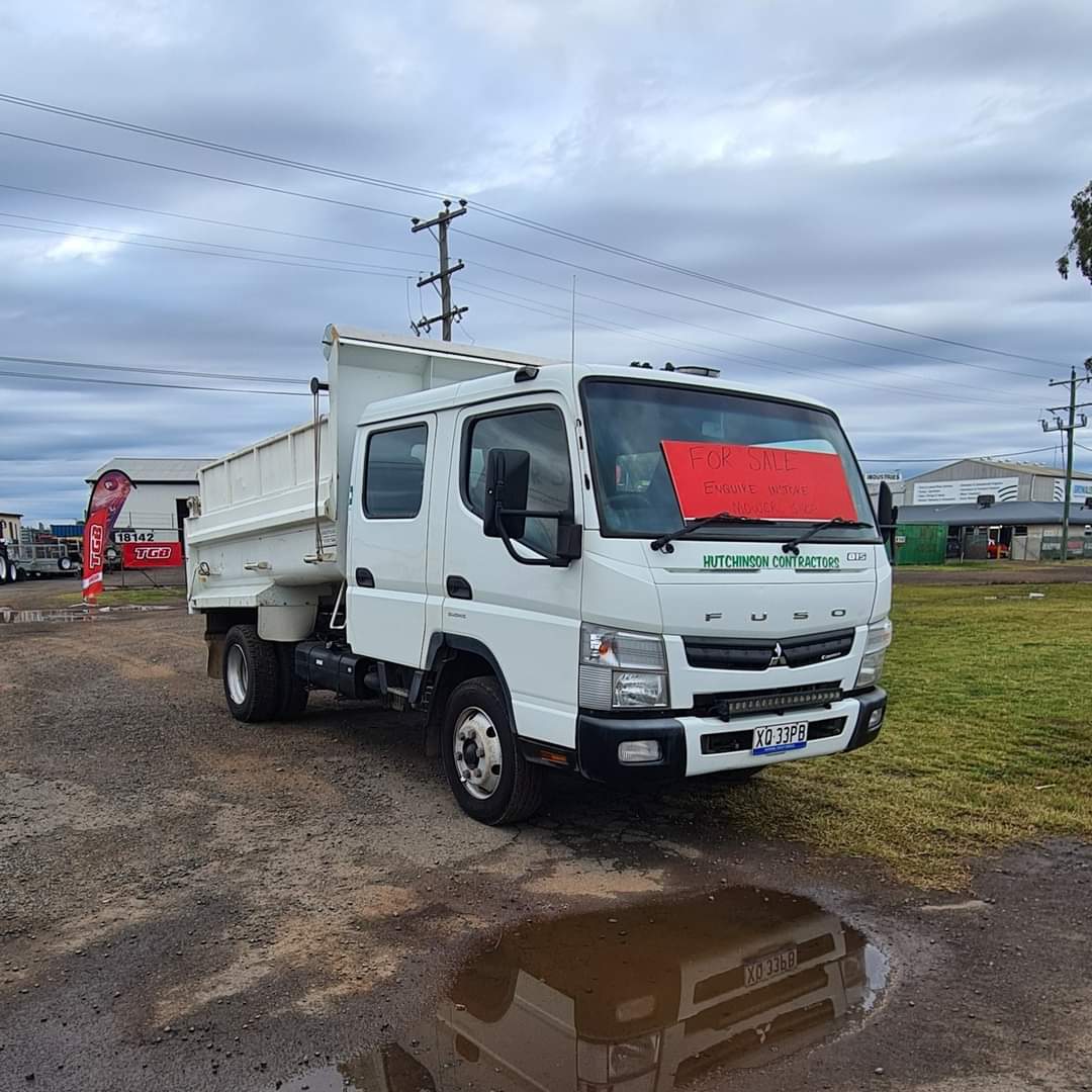 2012 FUSO CANTER 815 DUAL CAB TIPPER 