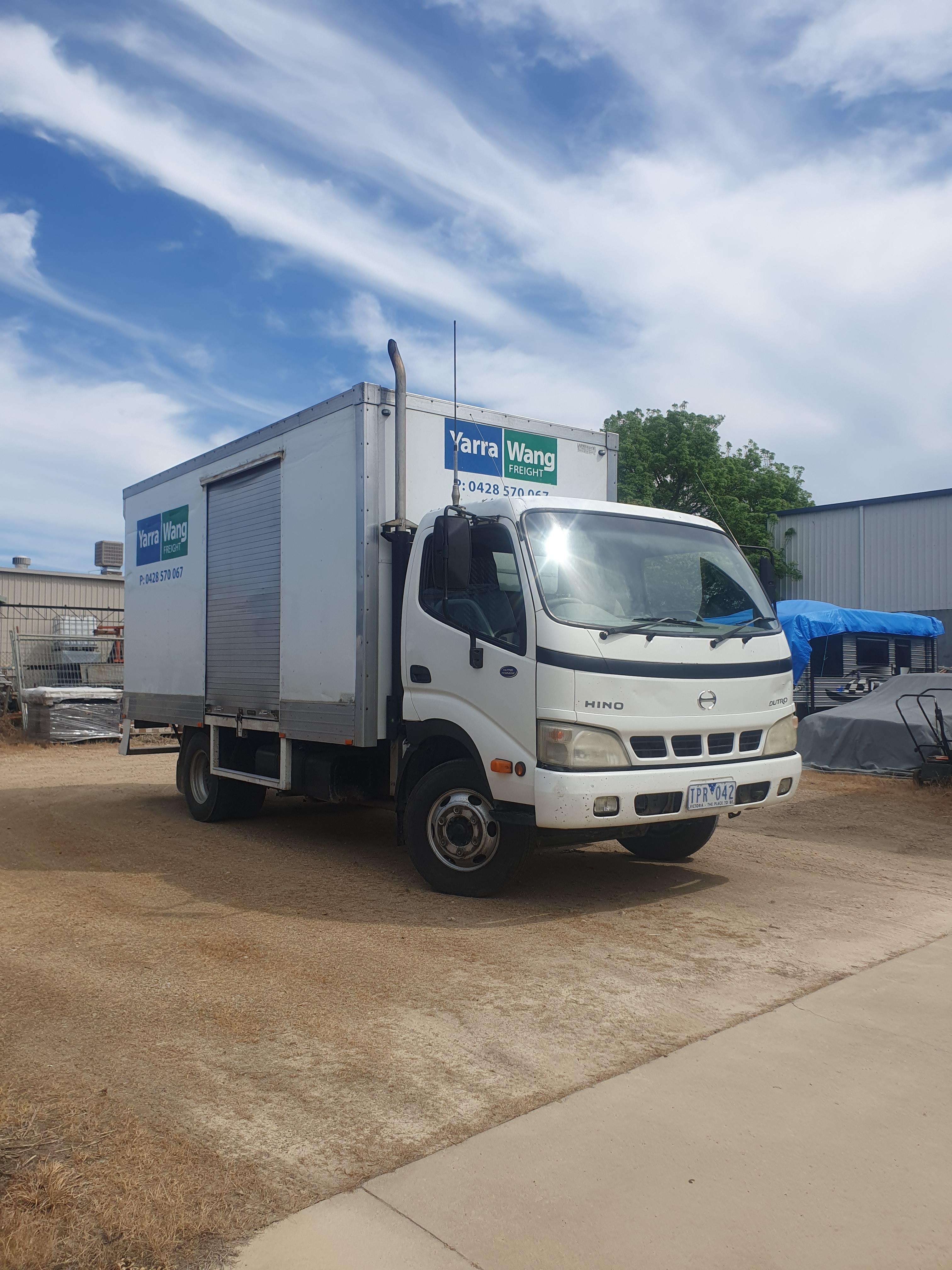 2005 HINO DUTRO HI GRADE VAN BODY
