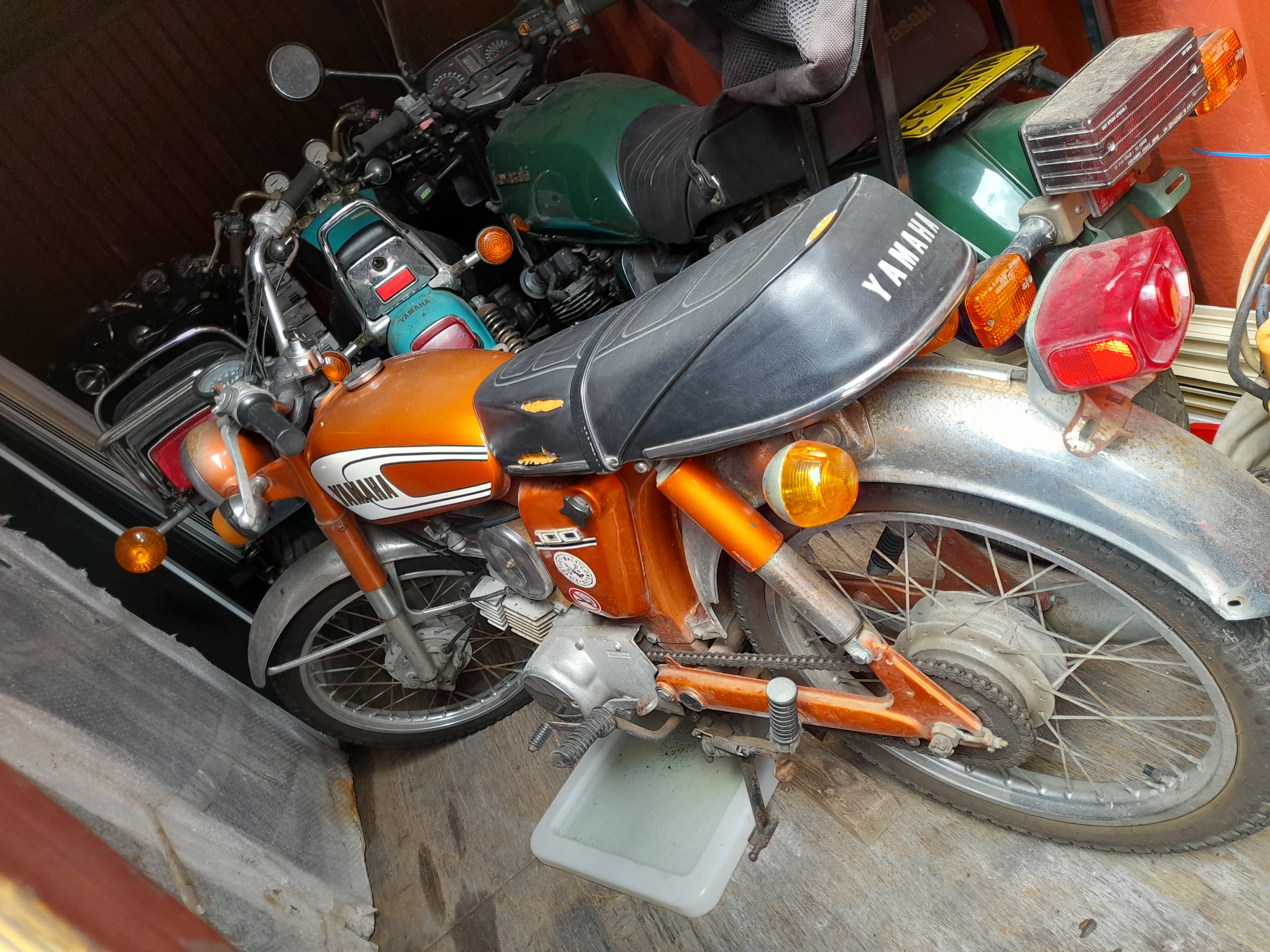 1976 YAMAHA YB100 ROAD