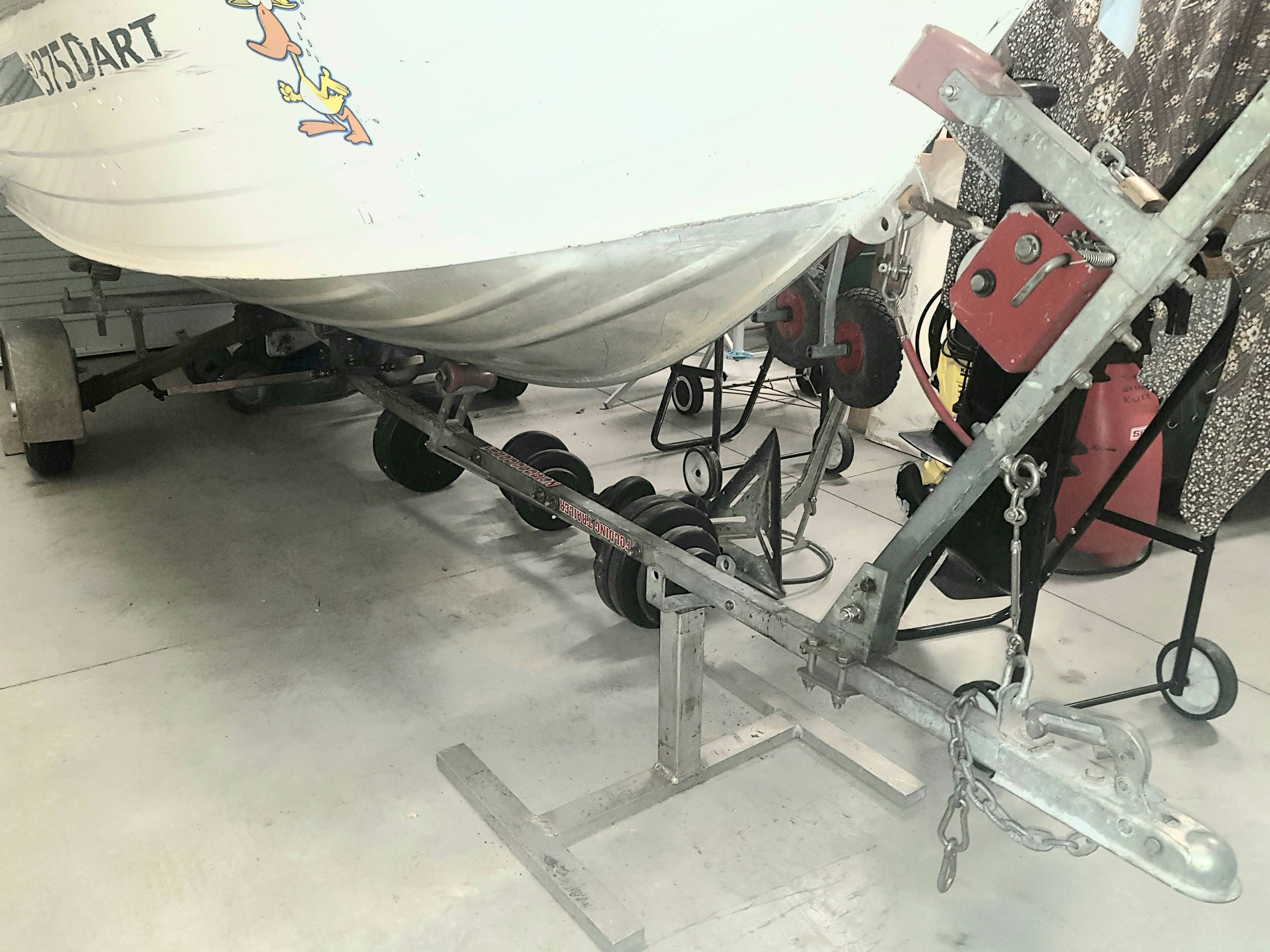 LITTLE BULLDOG FOLDING BOAT TRAILER