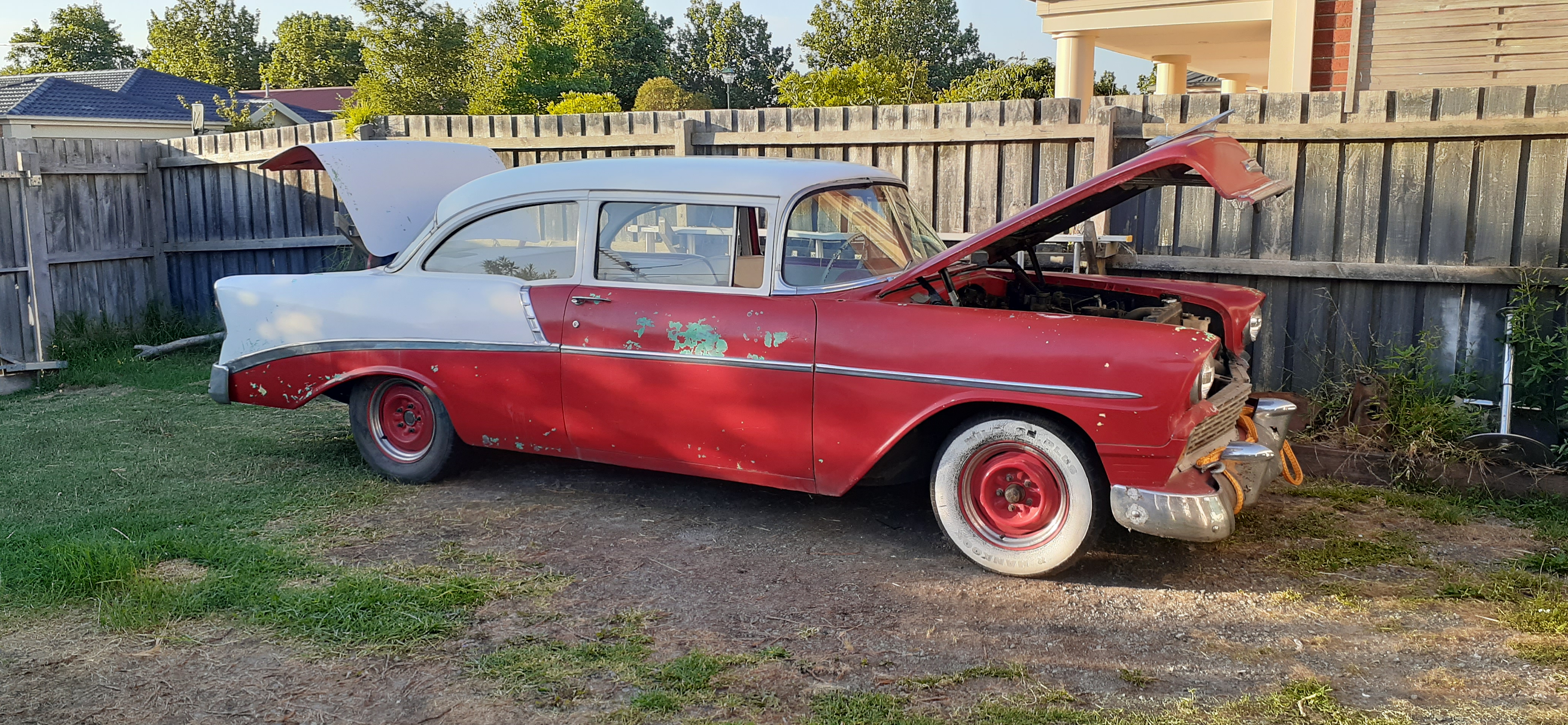 1956 CHEVROLET 210 POST 2 DR SEDAN