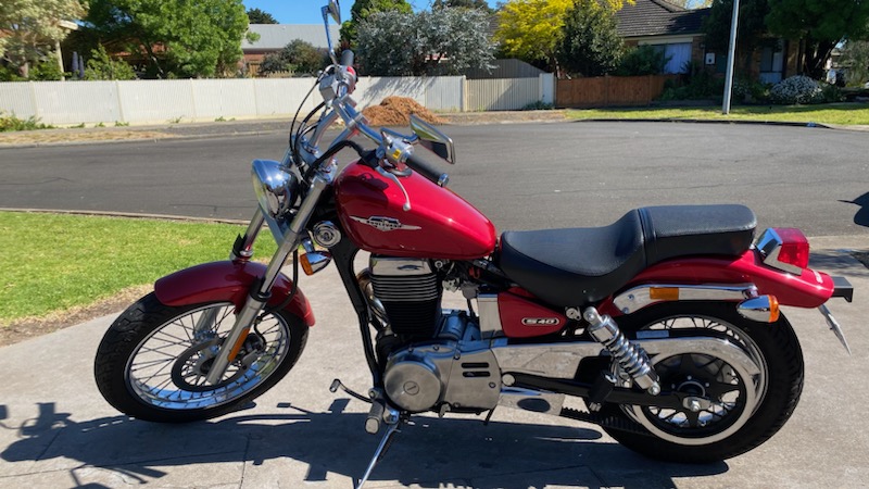 2014 SUZUKI BOULEVARD S40 650CC CRUISER