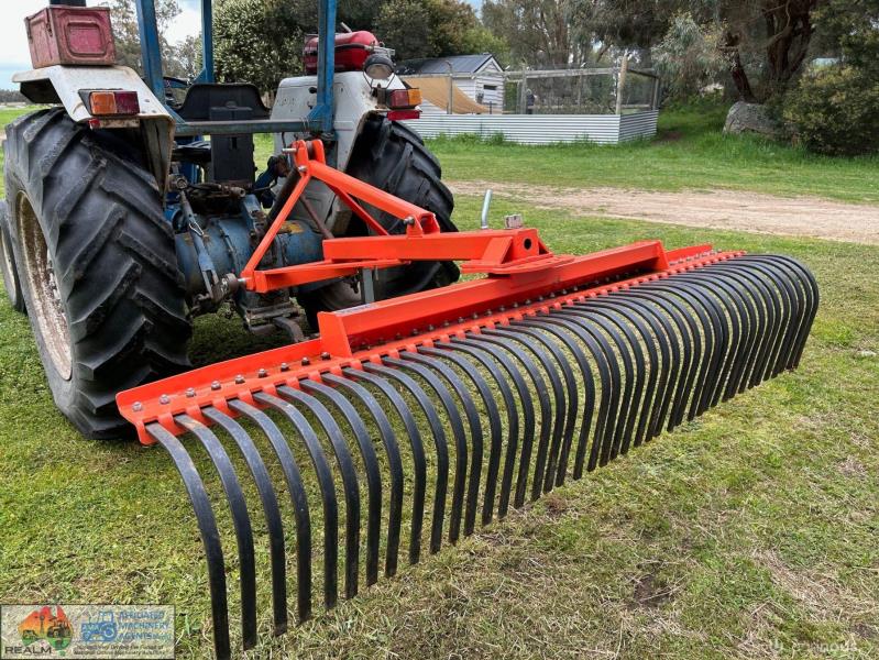 Dissy 7ft 3PL H/Duty Adjustable Stick Rake