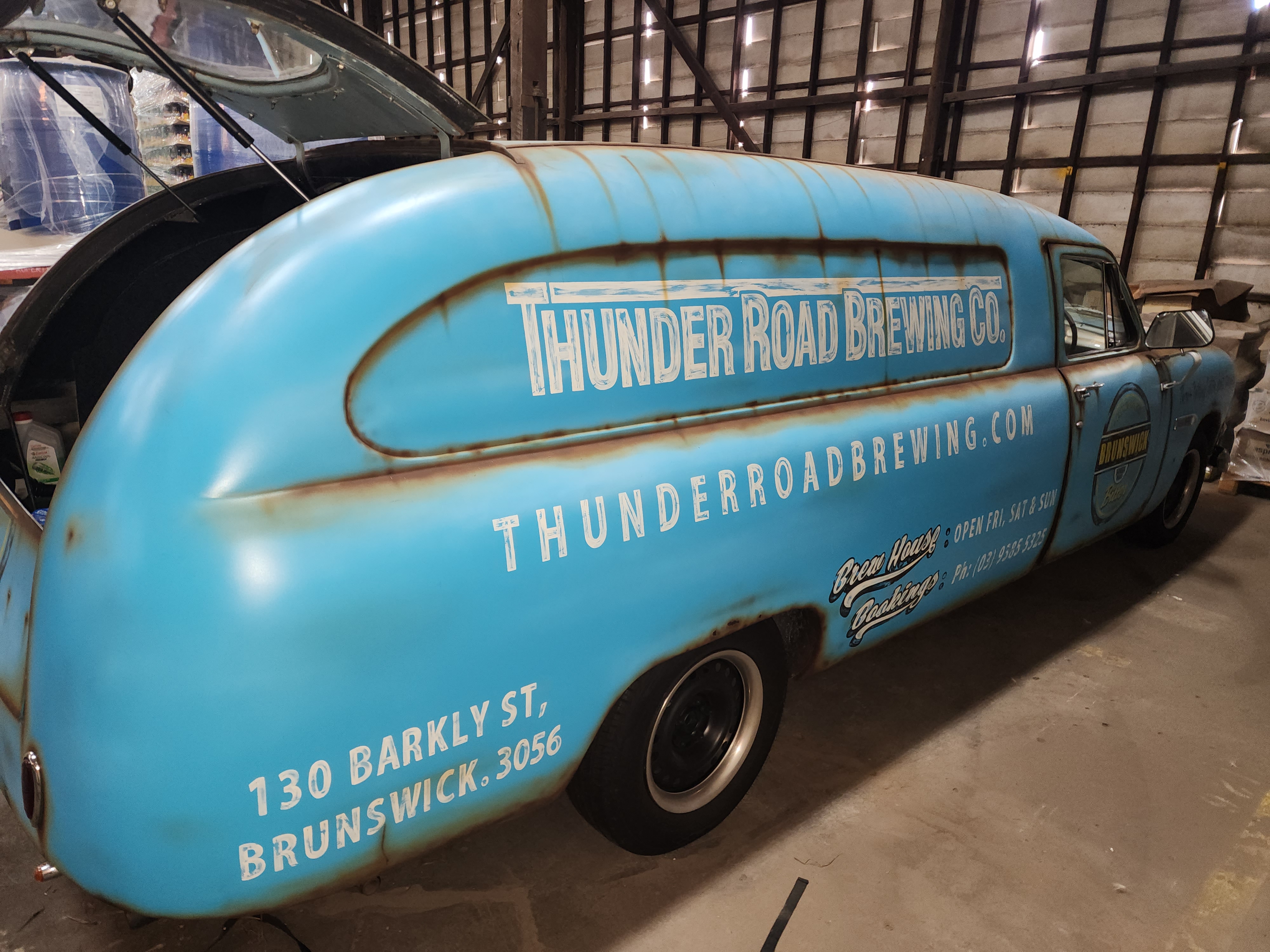 1949 FORD CUSTOM SINGLE SPINNER HEARSE