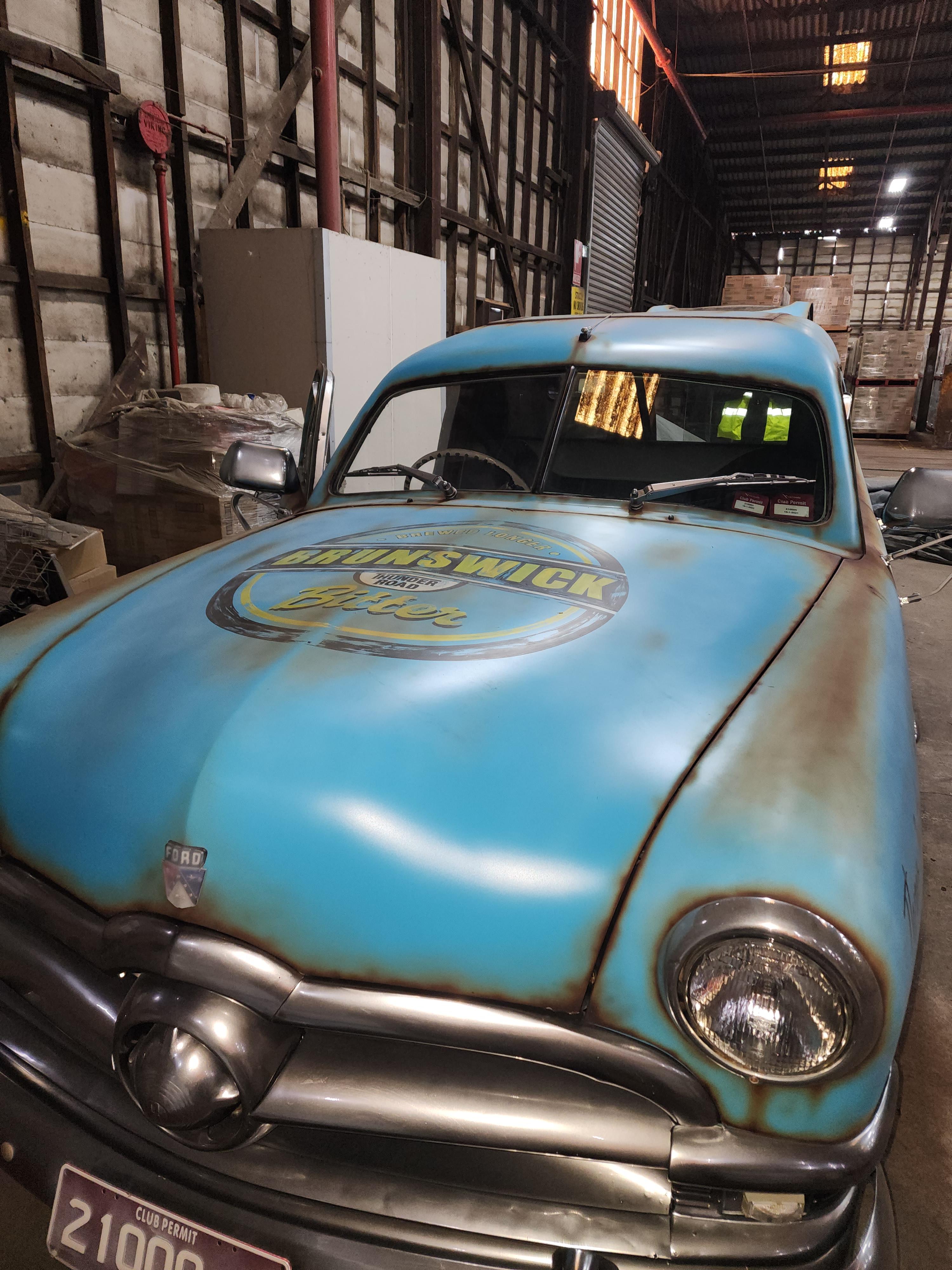 1949 FORD CUSTOM SINGLE SPINNER HEARSE