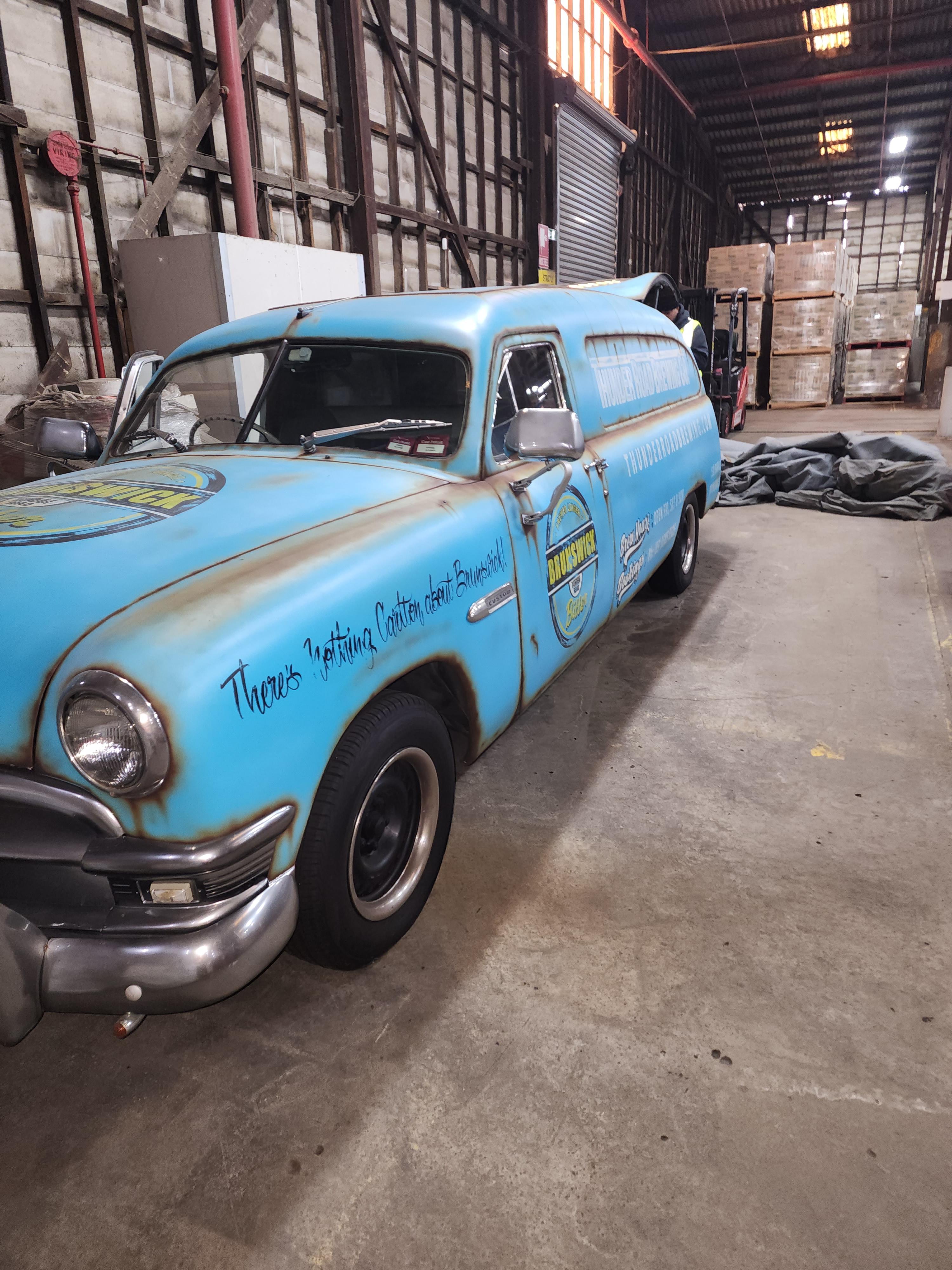 1949 FORD CUSTOM SINGLE SPINNER HEARSE