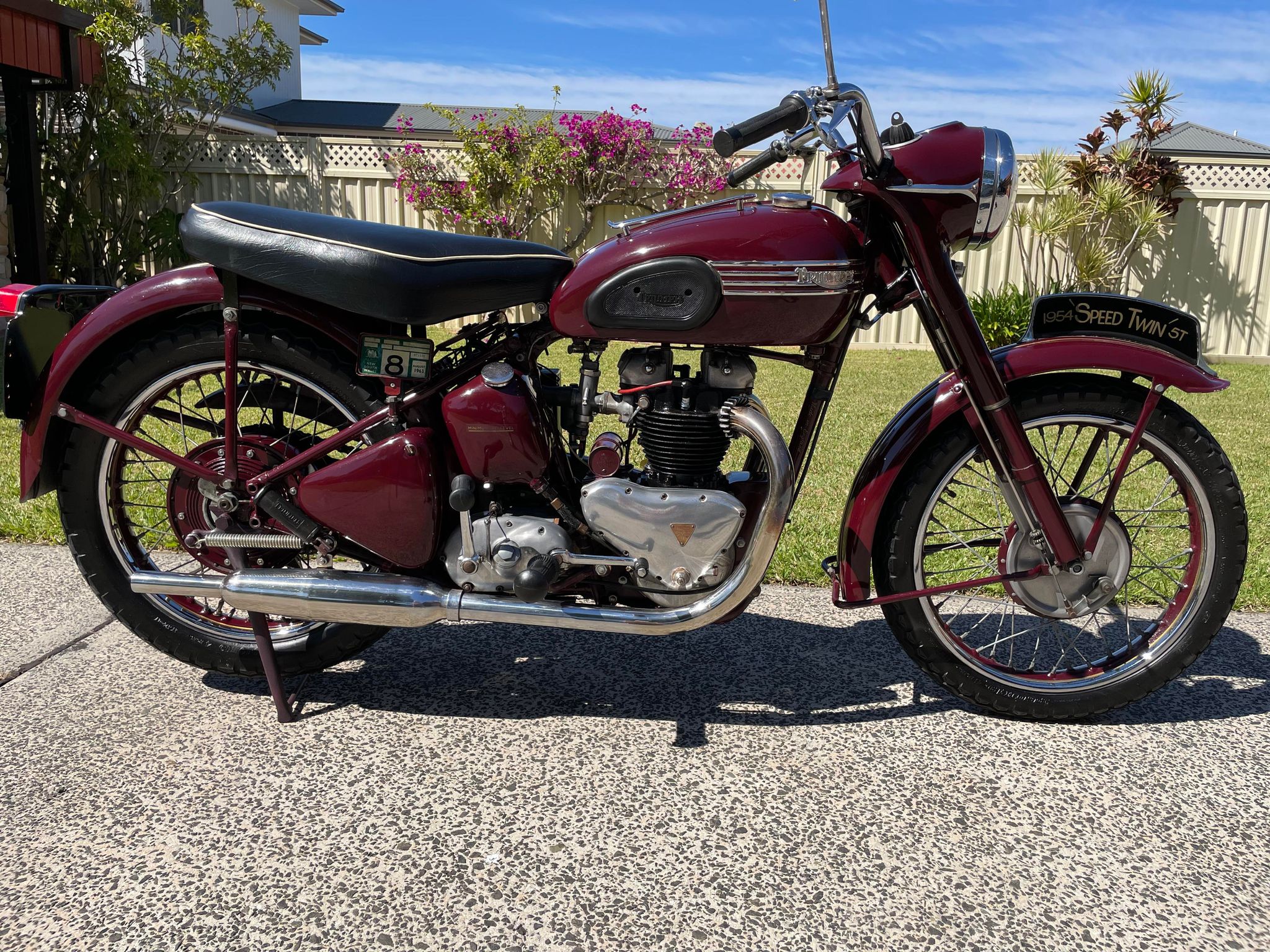 1954 TRIUMPH SPEED TWIN 5T ROAD