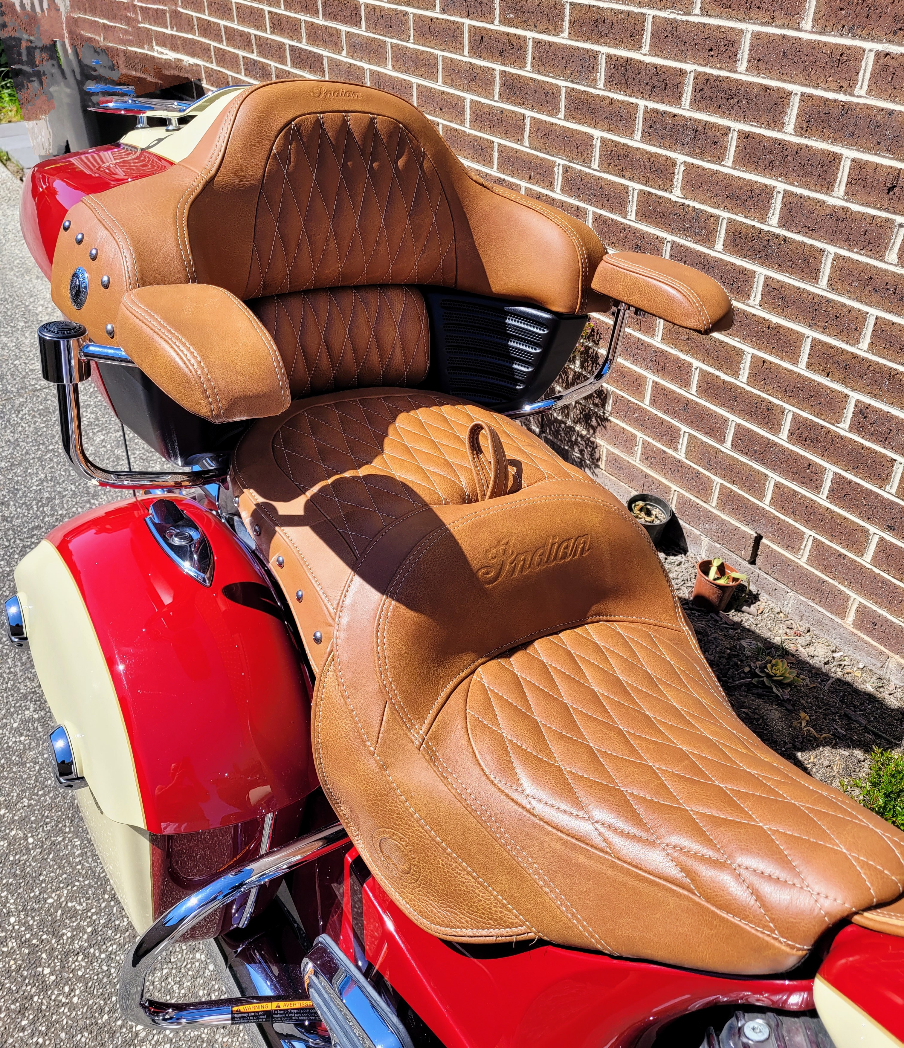 2016 INDIAN ROADMASTER RED & IVORY CREAM CRUISER 