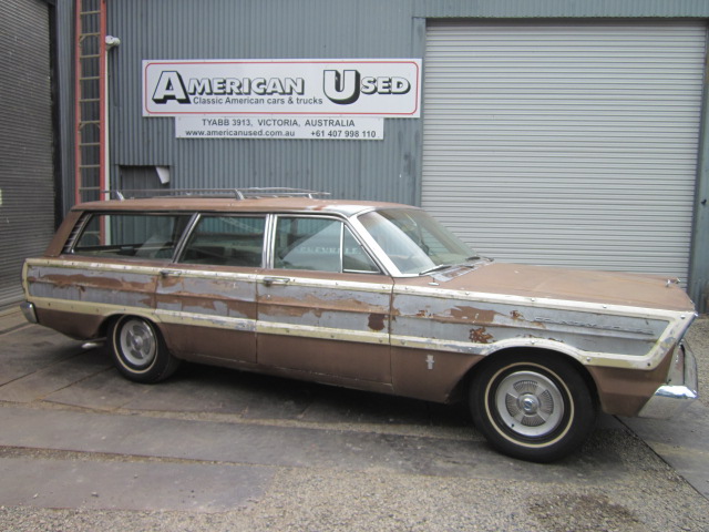 1965 FORD GALAXIE COUNTRY SQUIRE 8 STEATER AUTO LHD WAGON 