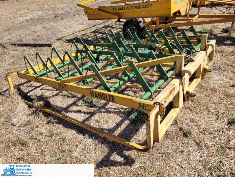 Hills Hay Handler Bale Grab & T-15 Bale Accumulator