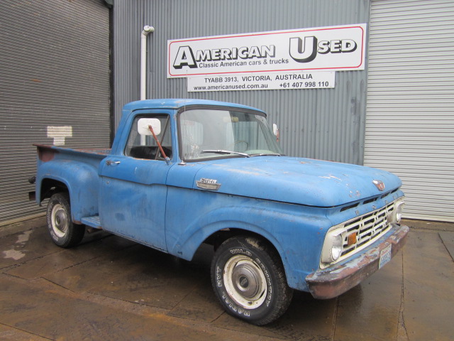 1964 FORD F100 SHORT TUB STEPSIDE MANUAL UTILITY