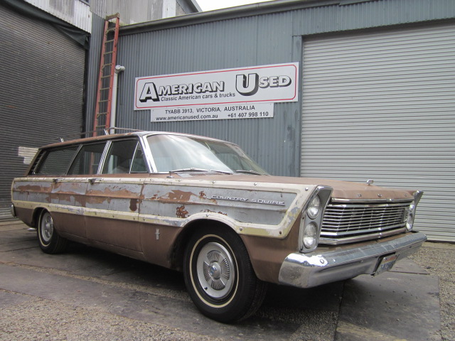 1965 FORD GALAXIE COUNTRY SQUIRE 8 STEATER AUTO LHD WAGON 