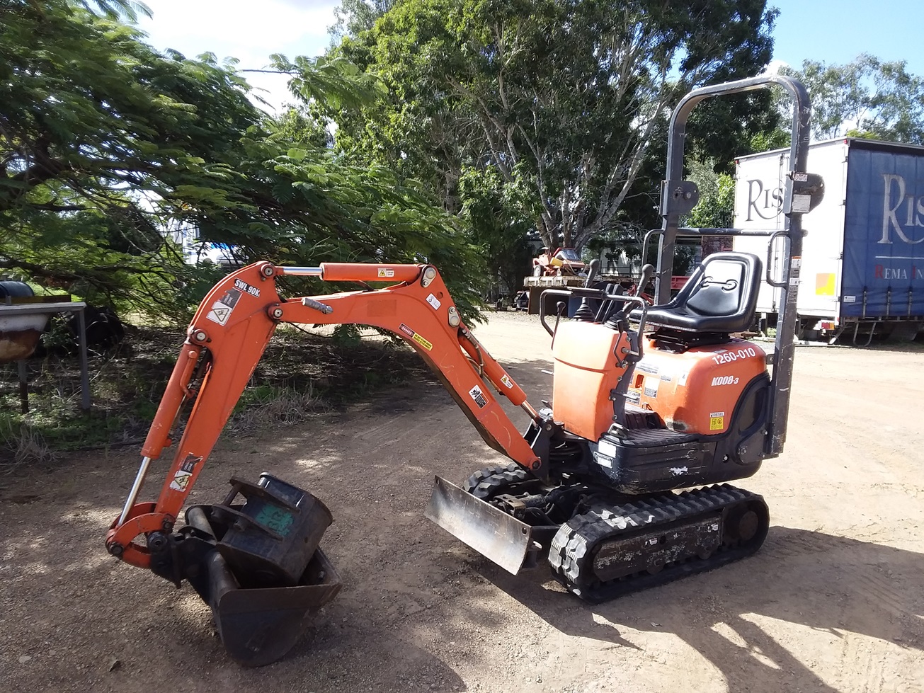 2017 Kubota K008 Mini Excavator