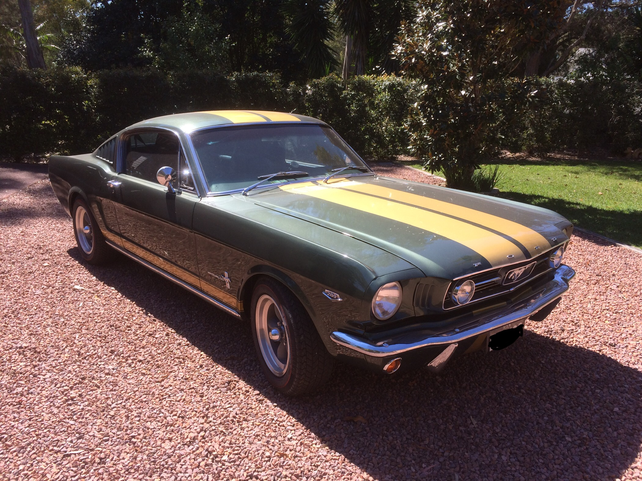 1965 FORD MUSTANG C CODE 4 SP AUTOMATIC FASTBACK