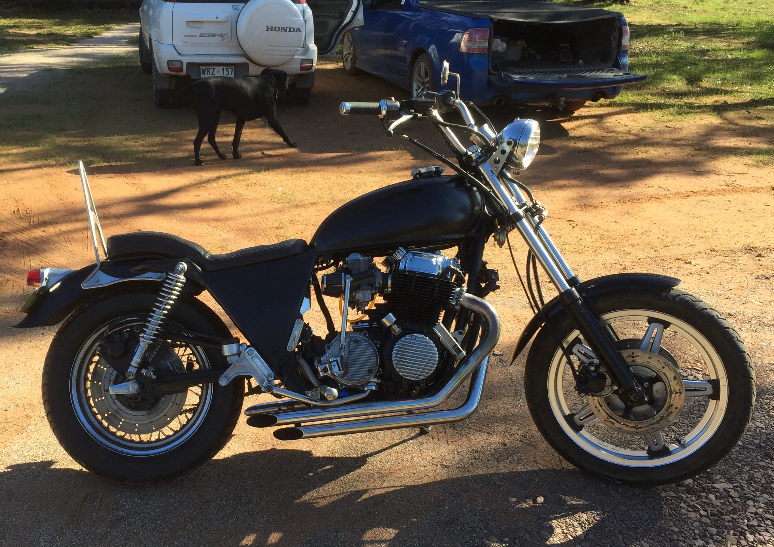 1974 HONDA CB750/4 SEMI CHOPPED ROAD