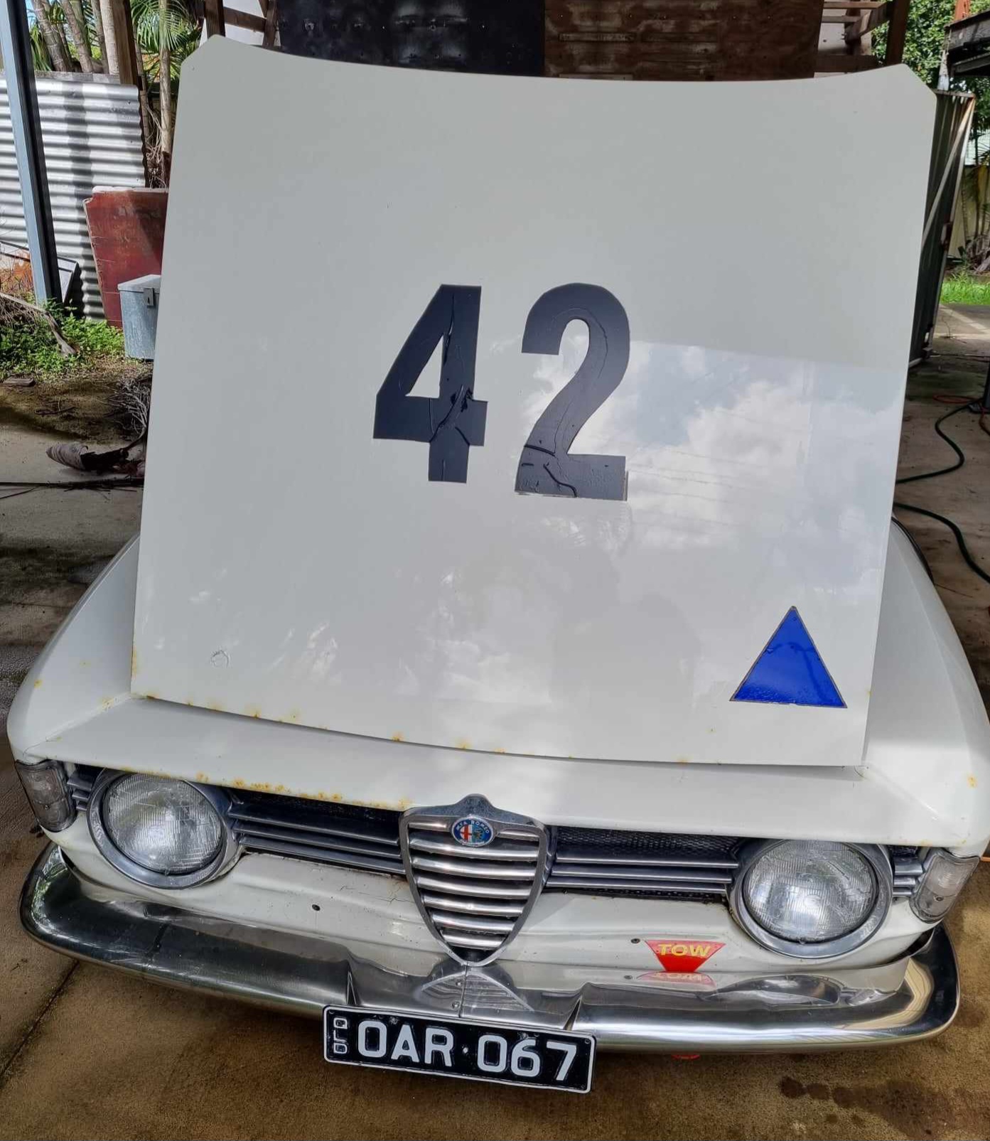 1967 ALFA ROMEO GIULIA SPRINT GT VELOCE 5 SP MANUAL 2D COUPE 