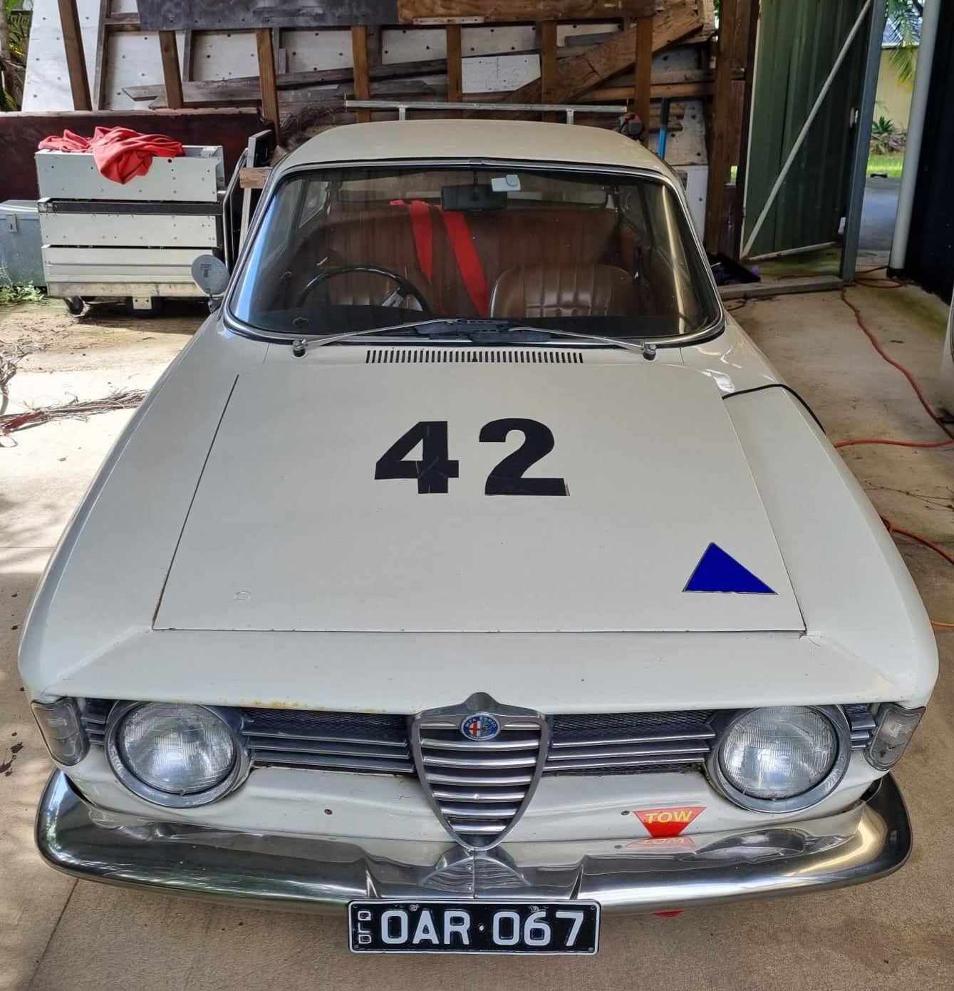 1967 ALFA ROMEO GIULIA SPRINT GT VELOCE 5 SP MANUAL 2D COUPE 