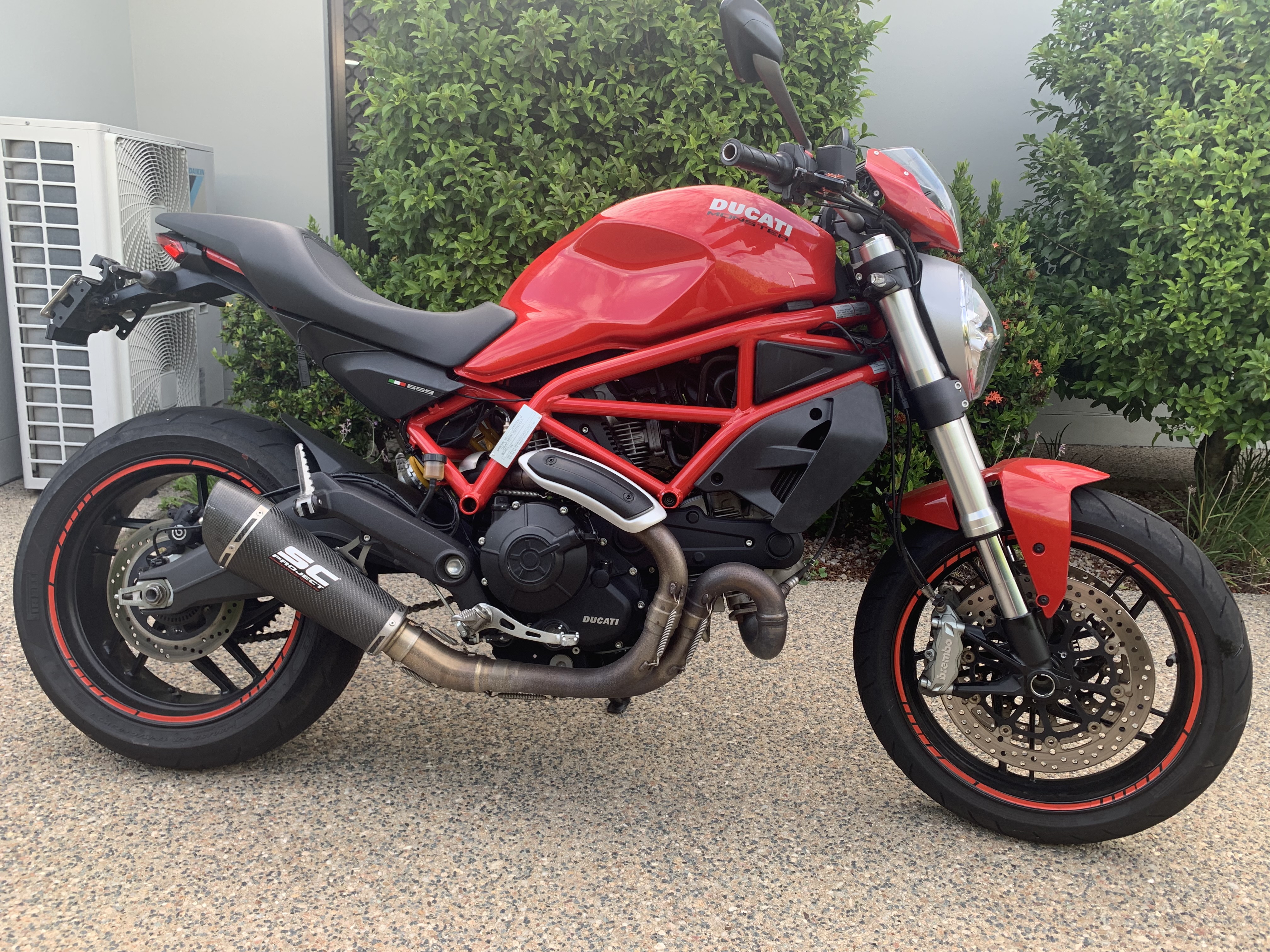 2018 DUCATI MONSTER 659 ROAD