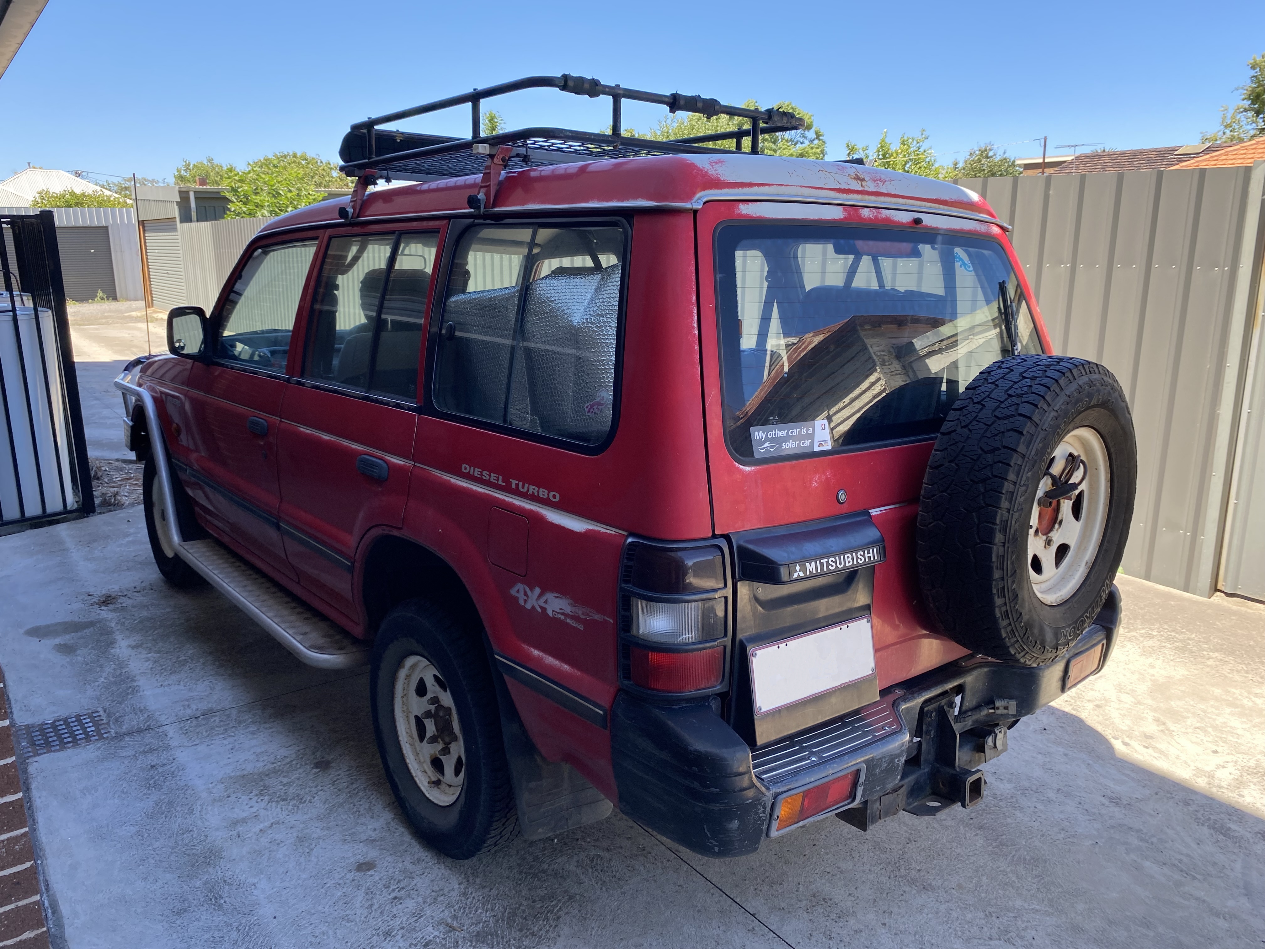 1993 MITSUBISHI PAJERO NH GLX LWB (4x4) 5 SP MANUAL 4x4 4D WAGON