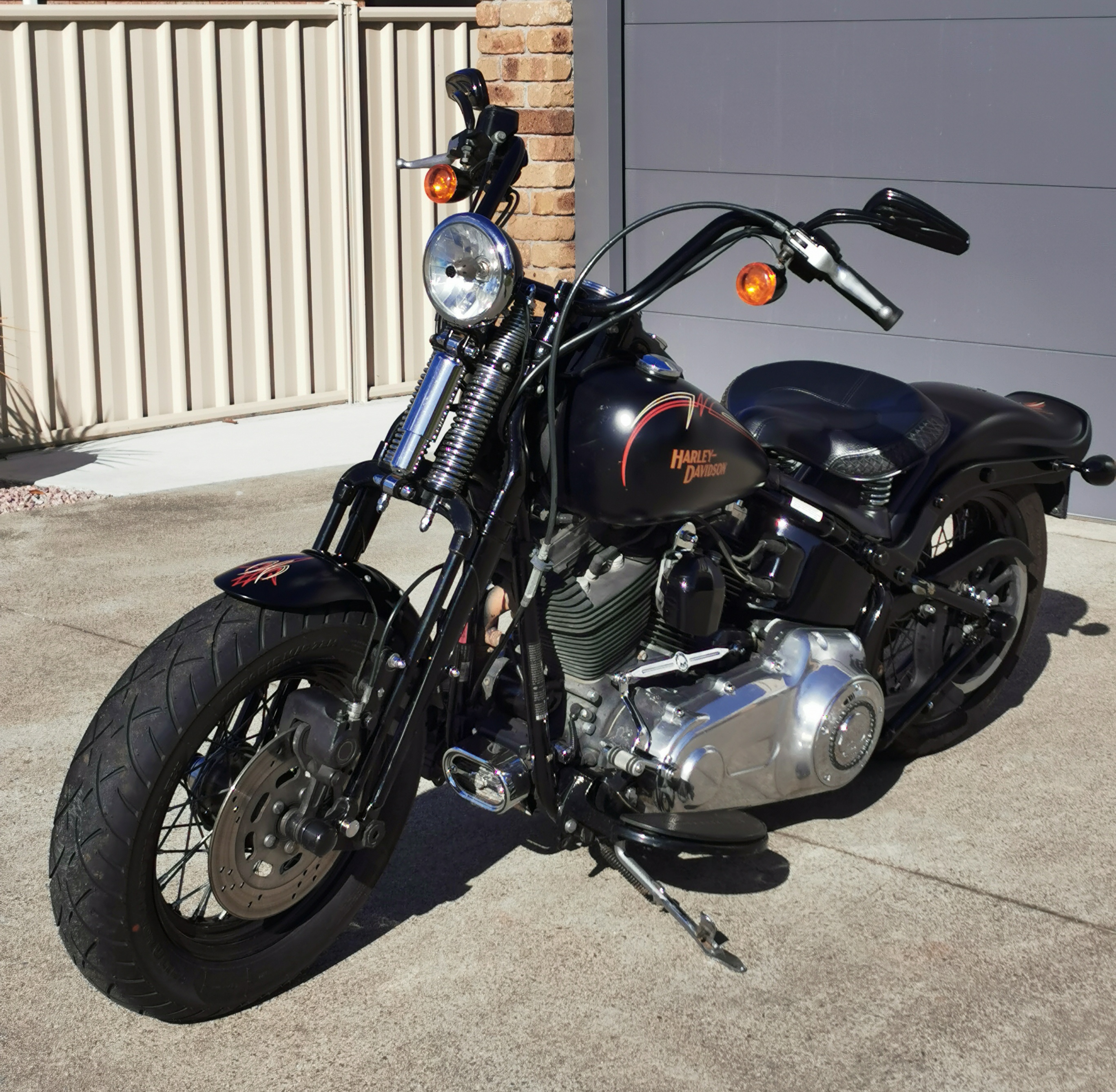2009 HARLEY-DAVIDSON FLSTSB SOFTAIL CROSS BONES 96 CRUISER