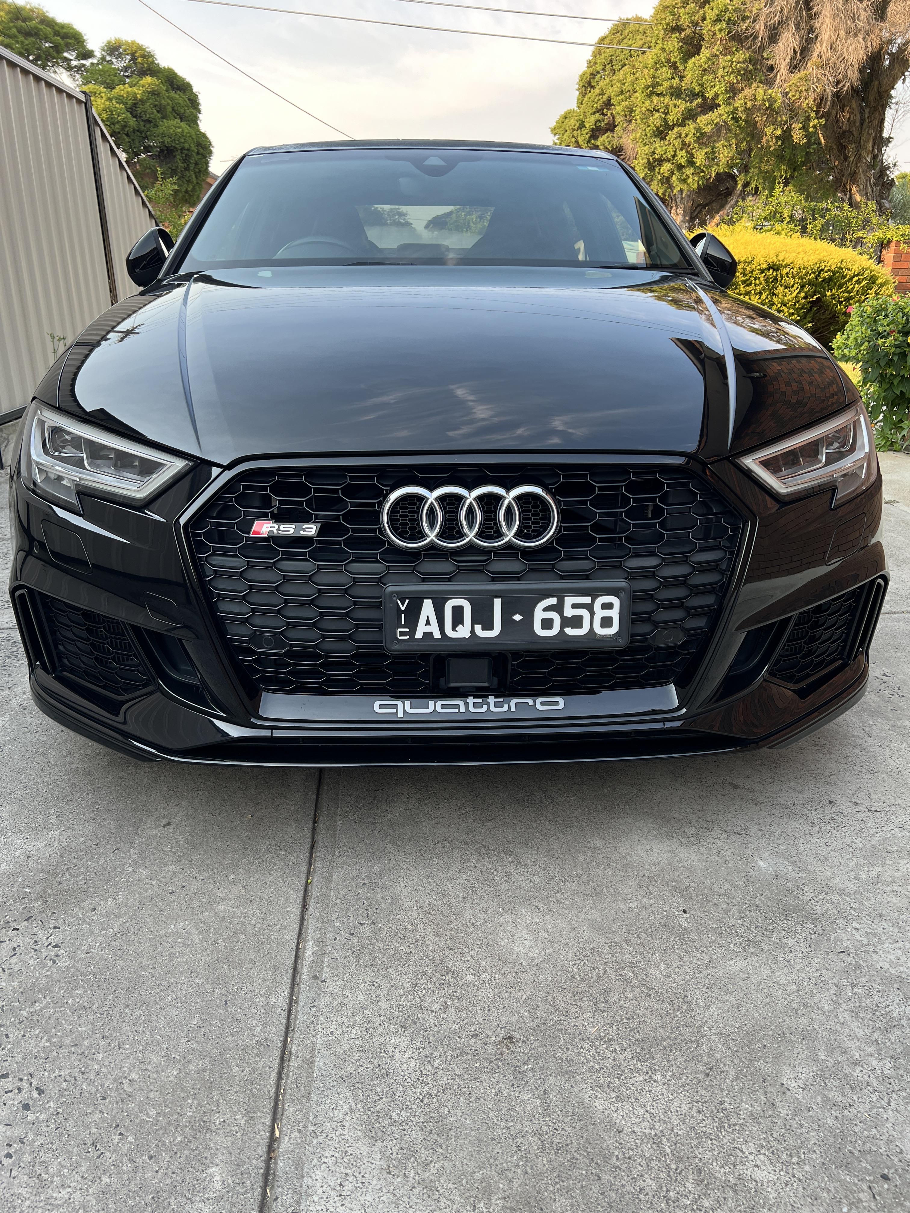 2017 AUDI RS 3 8V MY18 QUATTRO 7 SP AUTO DUAL CLUTCH 4D SEDAN