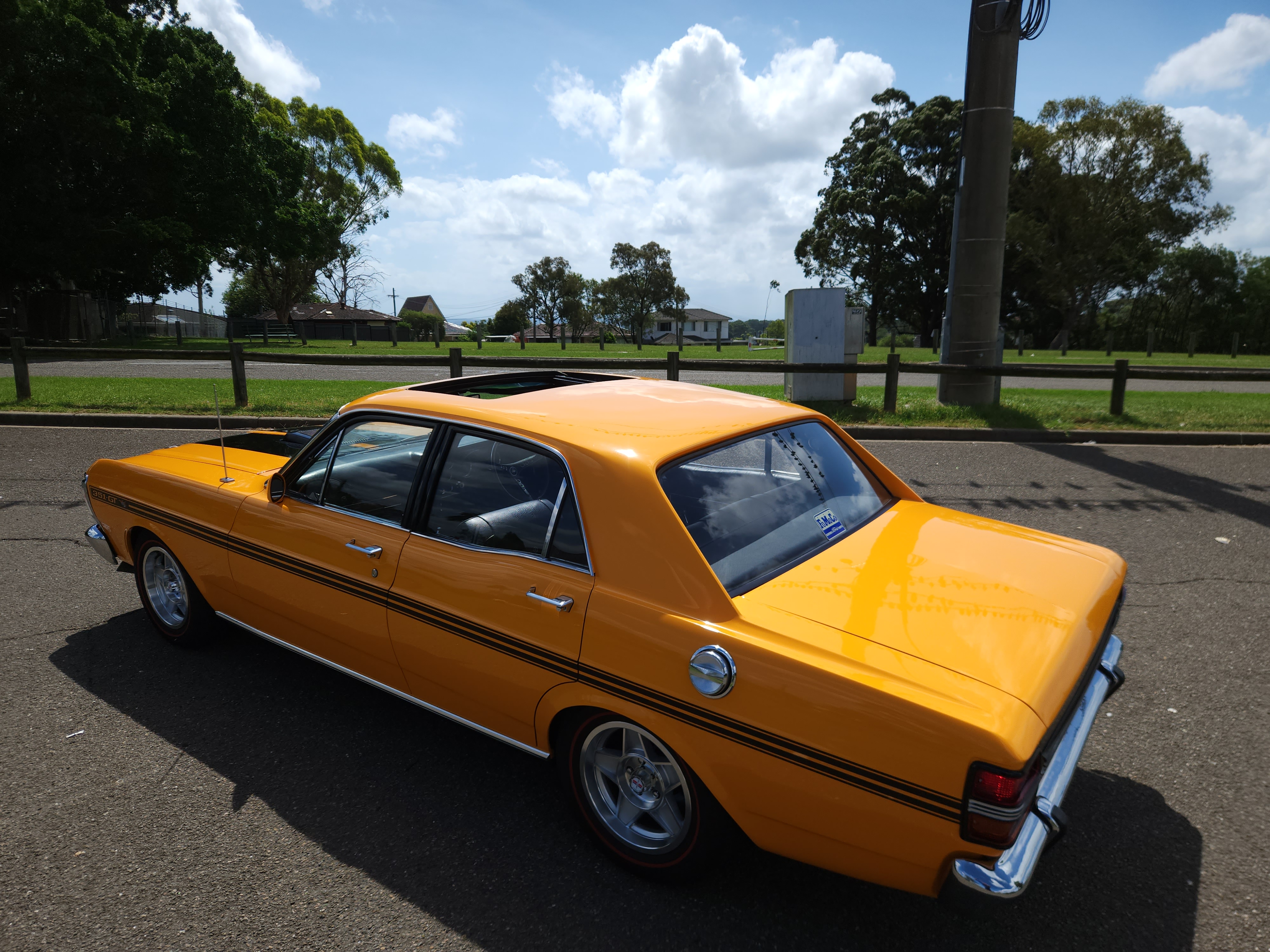 1971 FORD FAIRMONT XY 351 GT TRIBUTE 4 SP MANUAL SEDAN