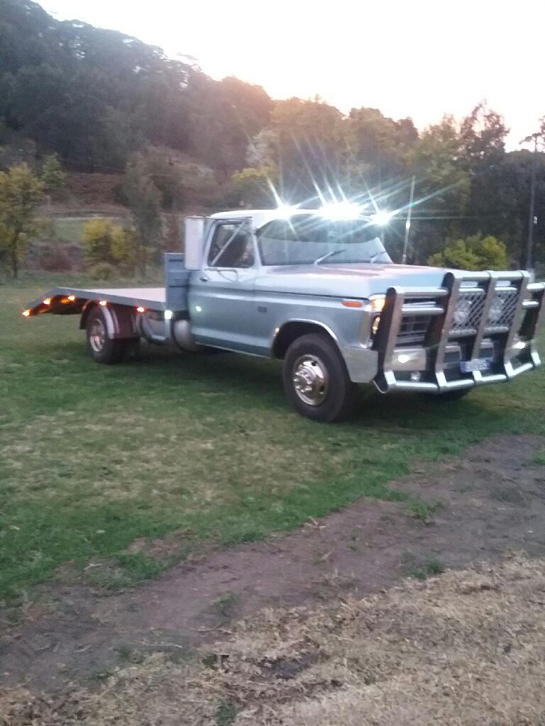 1976 FORD F350 BANANA BACK CAR TRANSPORTER 
