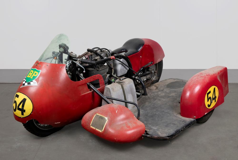 1951 MANX NORTON 350 SIDECAR RACER