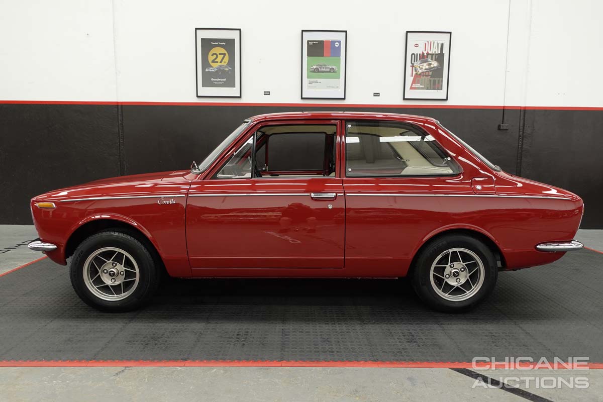 1967 TOYOTA COROLLA 4 SP MANUAL 2D SEDAN