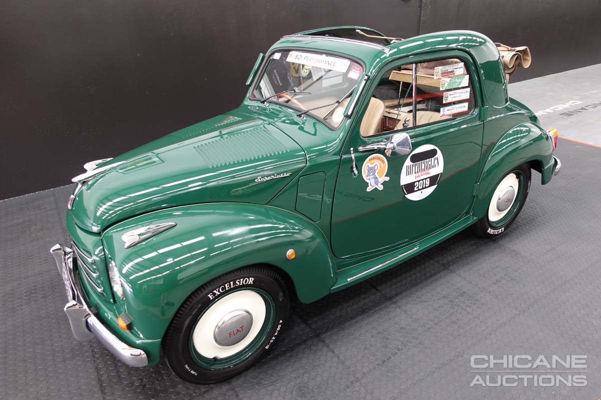 1951 FIAT 500 TOPOLINO 4 SP MANUAL CONVERTIBLE