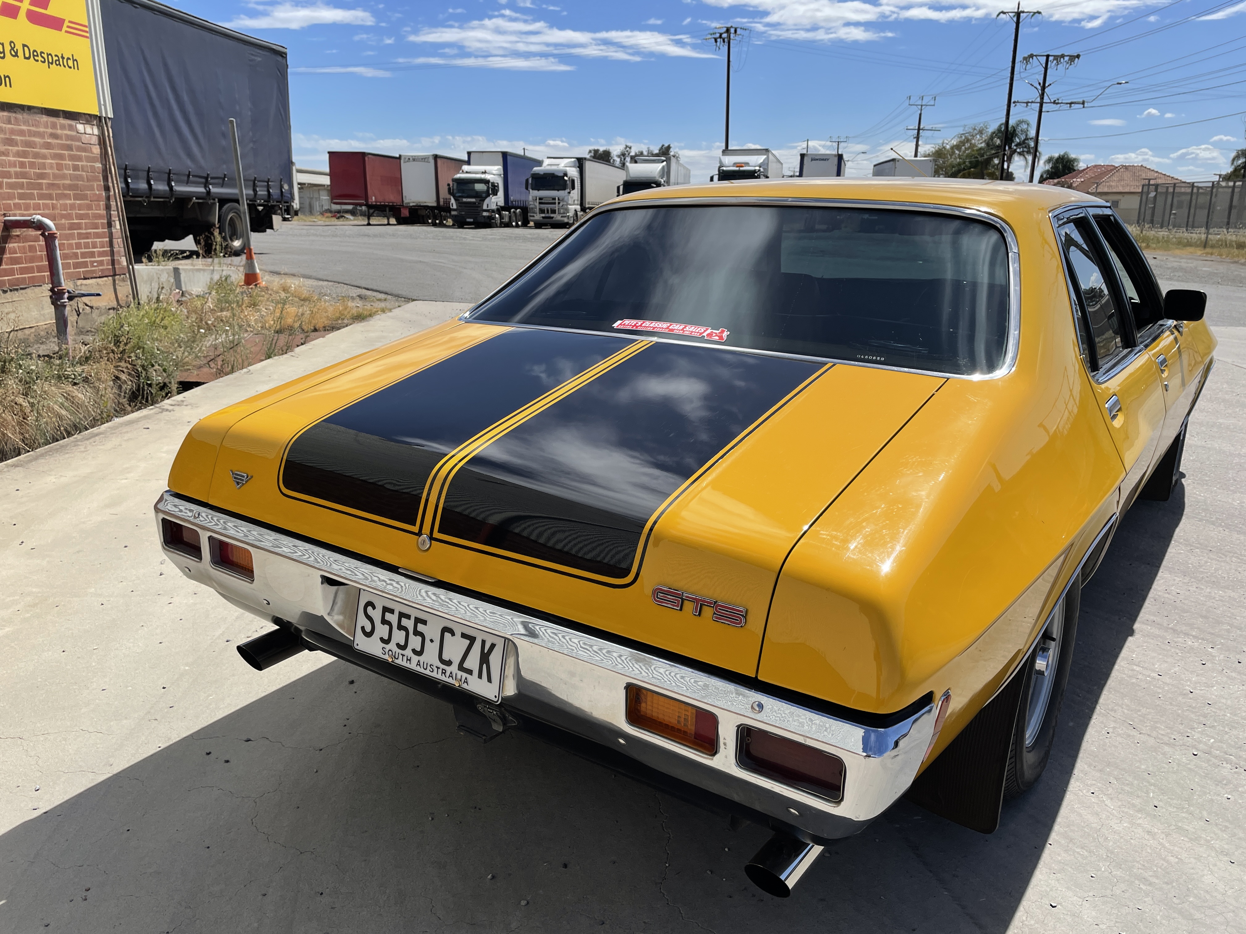 1973 HOLDEN MONARO HQ GTS 350 3 SP AUTOMATIC 4D SEDAN