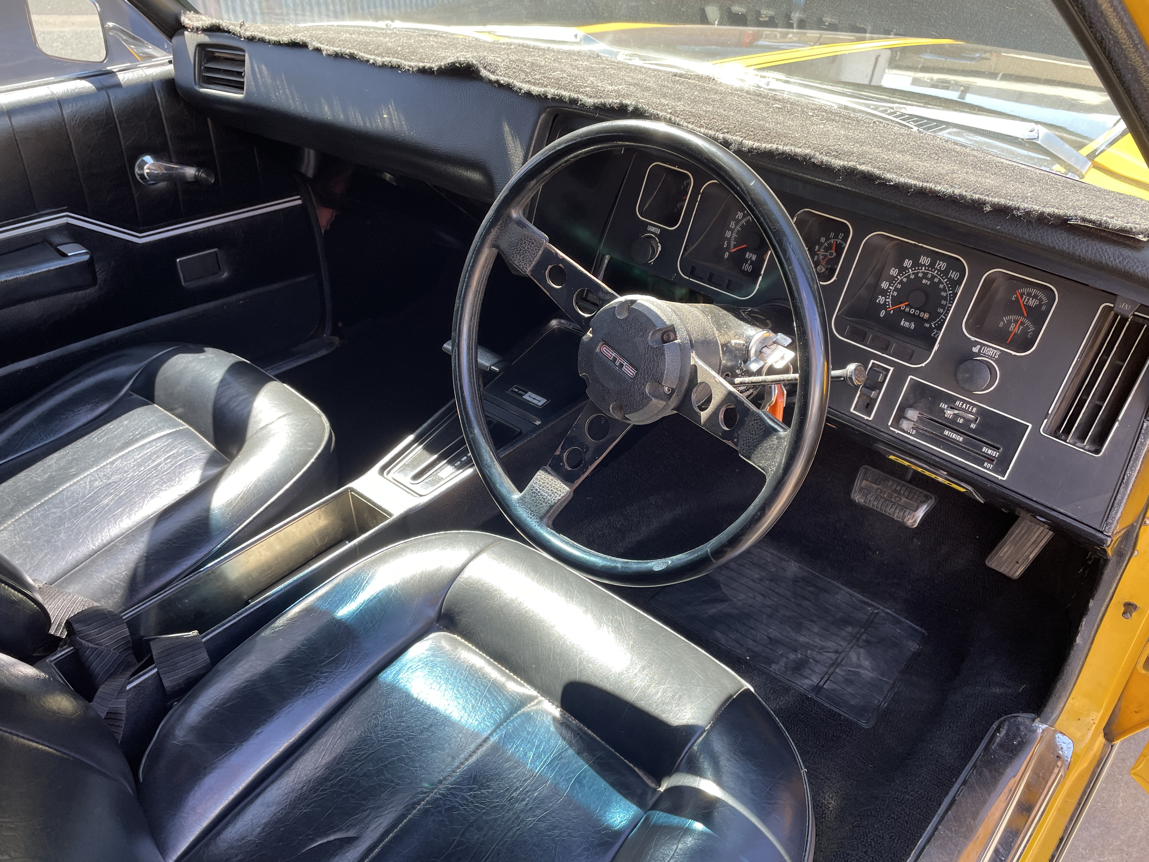 1973 HOLDEN MONARO HQ GTS 350 3 SP AUTOMATIC 4D SEDAN