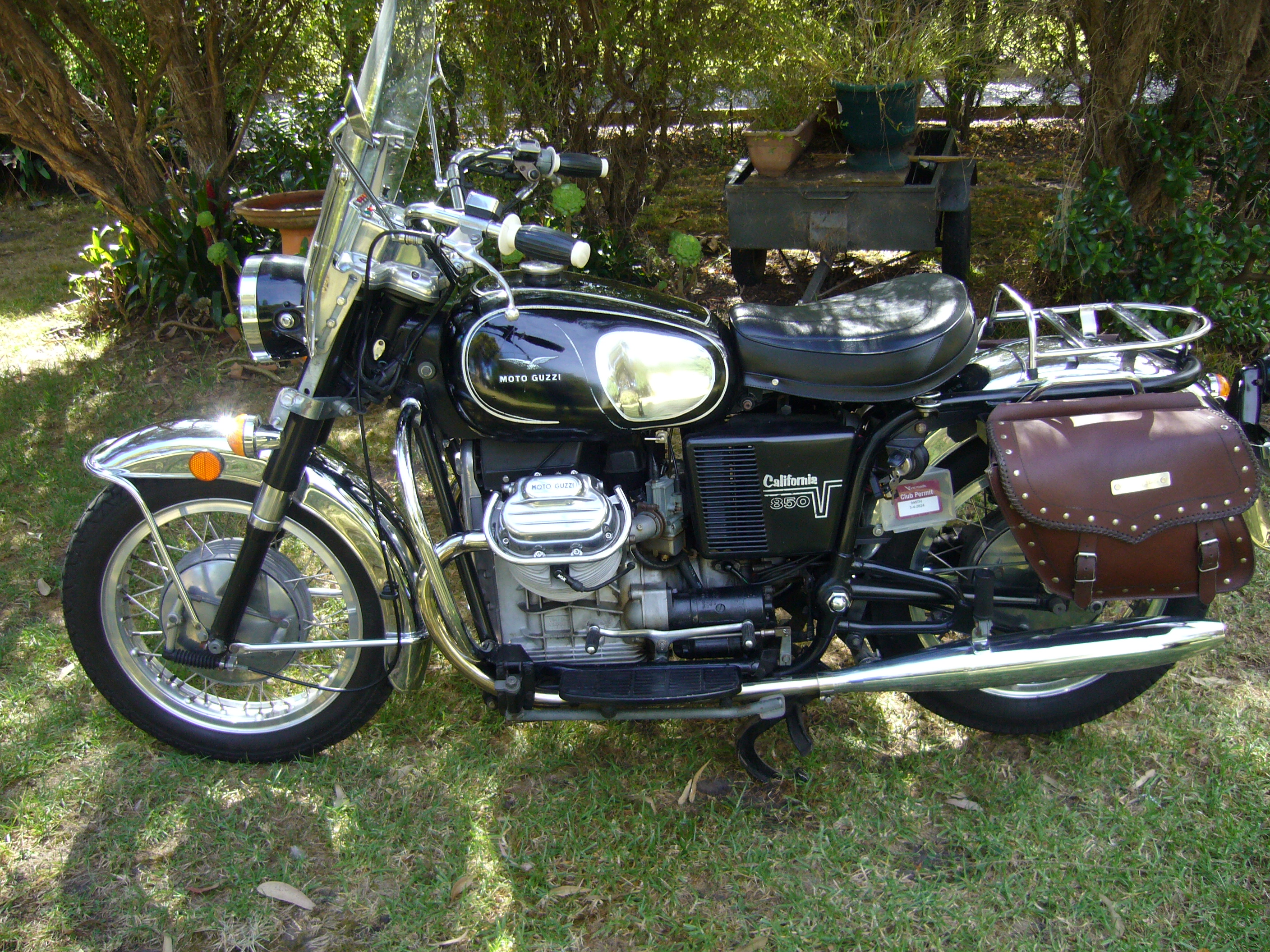 1973 MOTO GUZZI CALIFORNIA 850 POLICE CIVILIAN 